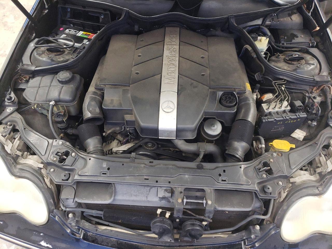 2001 Mercedes-benz C 320 Black vin: WDBRF64J41F044530