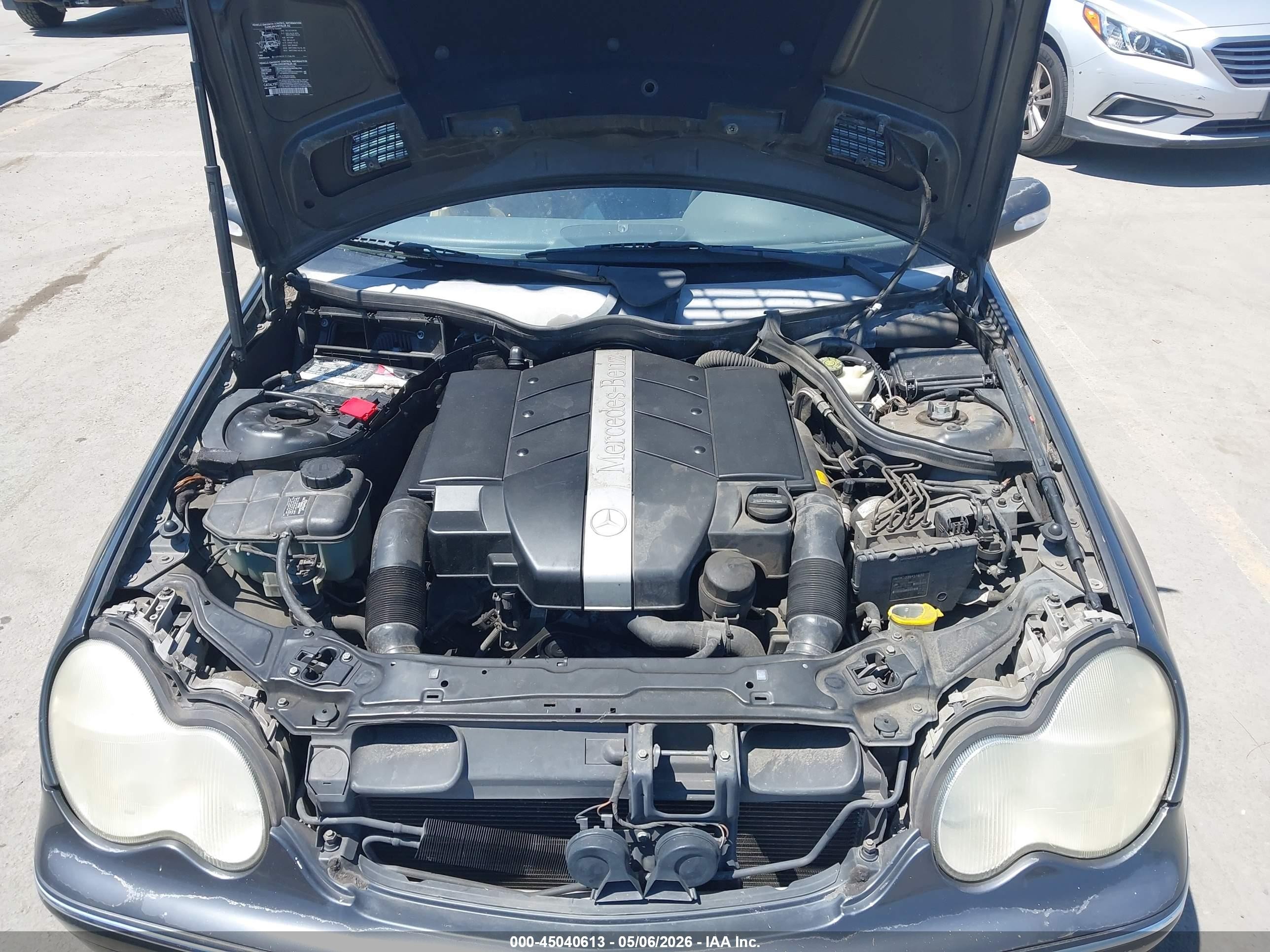 2001 Mercedes-benz C 320   Gray vin: WDBRF64J41F062283