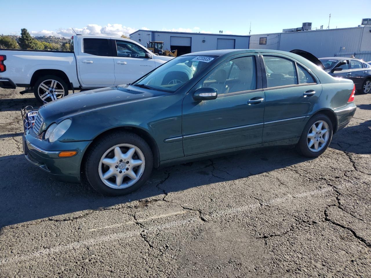 2001 Mercedes-benz C 320 Green vin: WDBRF64J41F090939