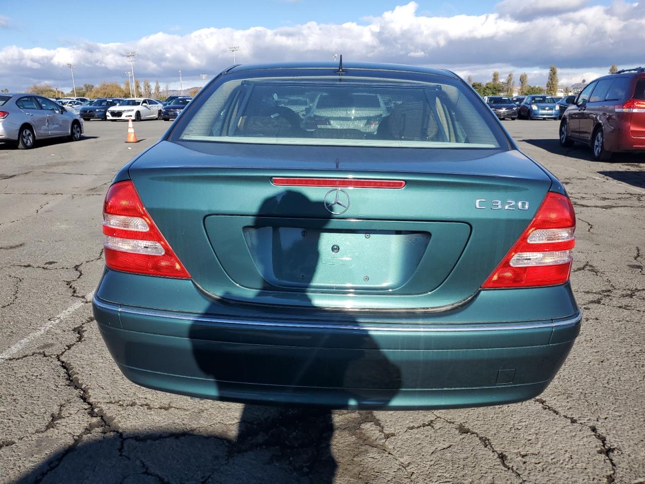 2001 Mercedes-benz C 320 Green vin: WDBRF64J41F090939