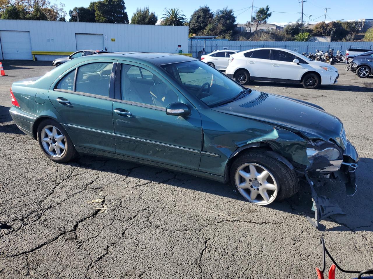 2001 Mercedes-benz C 320 Green vin: WDBRF64J41F090939