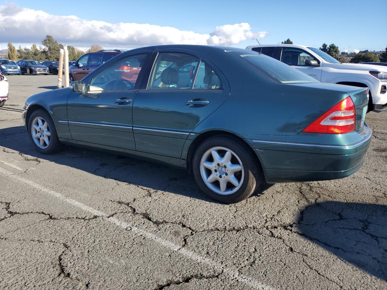 2001 Mercedes-benz C 320 Green vin: WDBRF64J41F090939