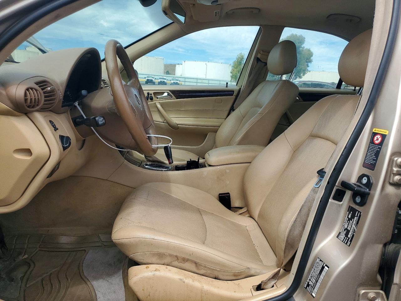 2002 Mercedes-benz C 320 Tan vin: WDBRF64J42F195241