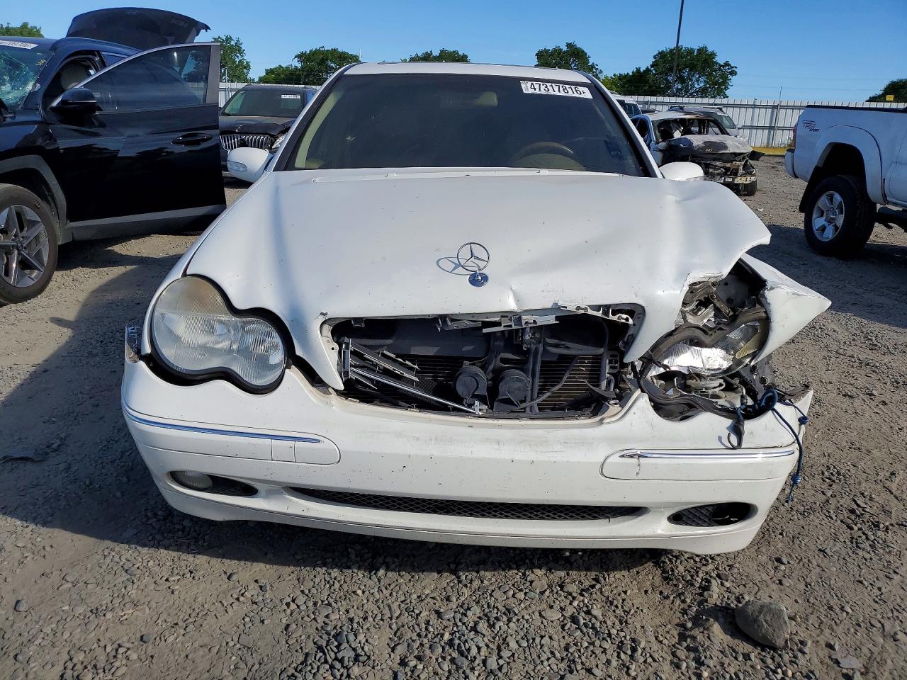 2002 Mercedes-benz C 320 Белый vin: WDBRF64J42F255115