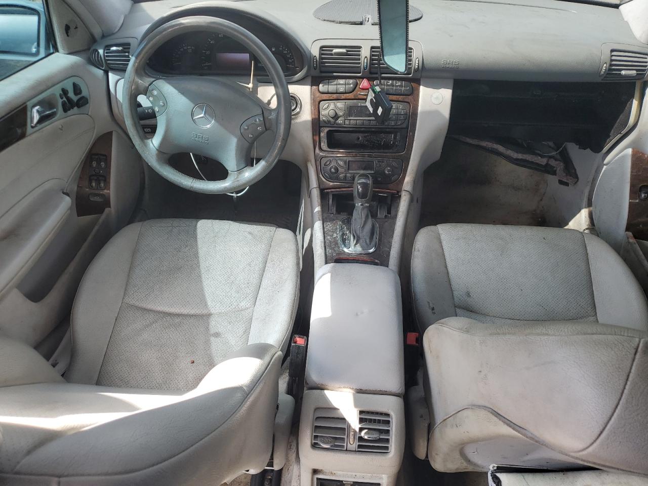 2002 Mercedes-benz C 320 Silver vin: WDBRF64J42F270231