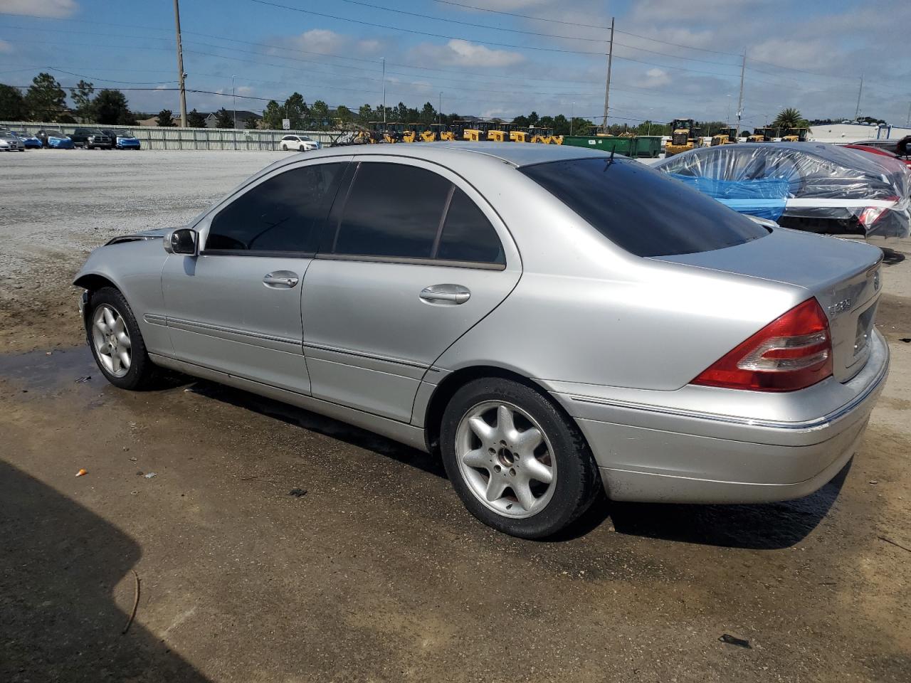 2002 Mercedes-benz C 320 Silver vin: WDBRF64J42F270231