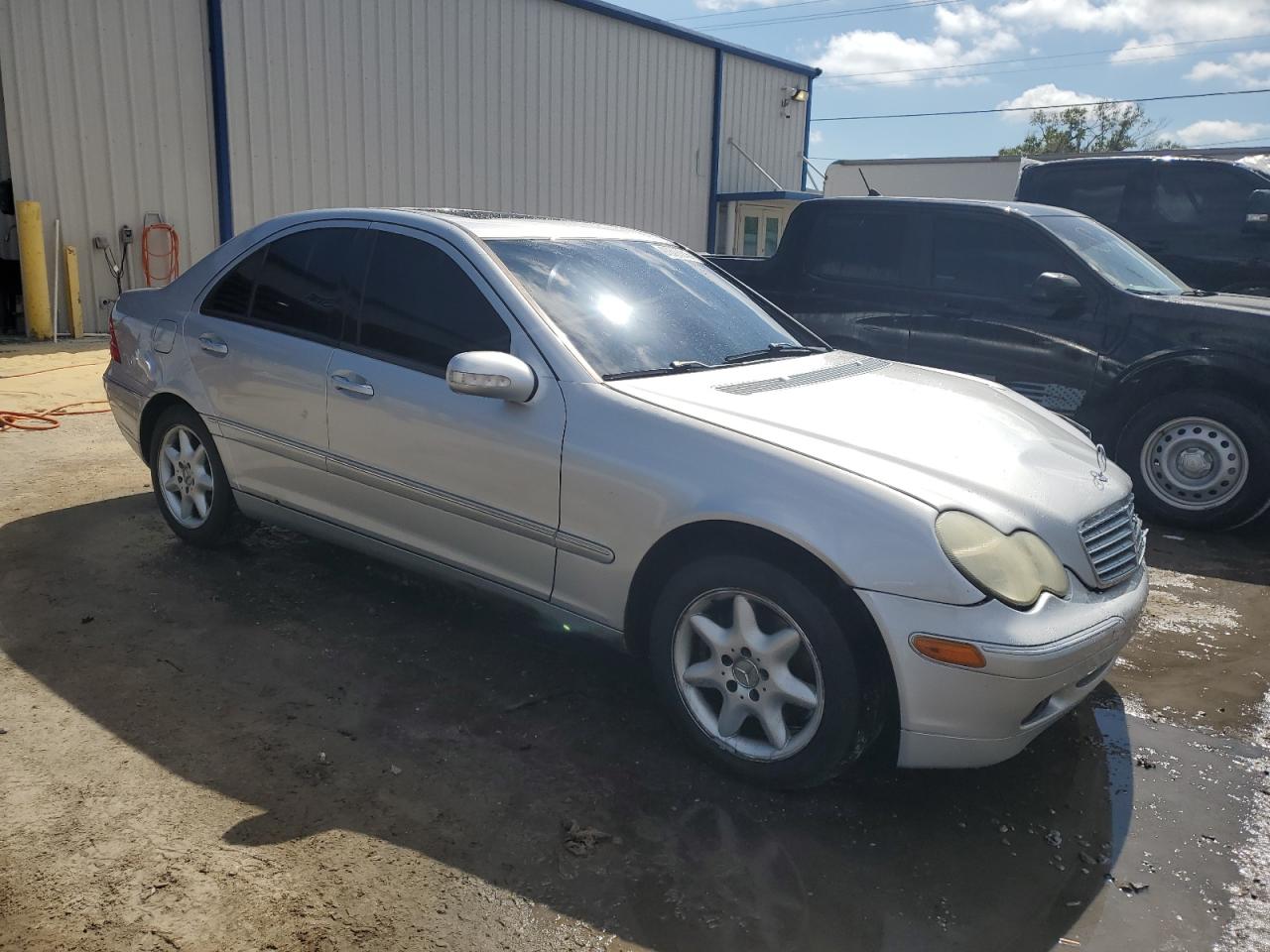 2002 Mercedes-benz C 320 Silver vin: WDBRF64J42F270231