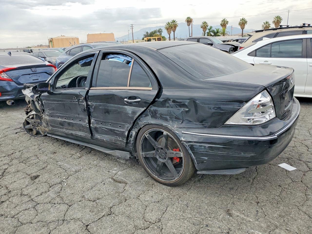 2003 Mercedes-benz C 320 Black vin: WDBRF64J43F363963