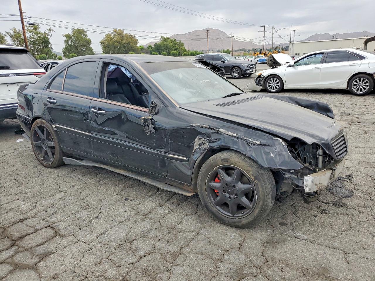 2003 Mercedes-benz C 320 Black vin: WDBRF64J43F363963