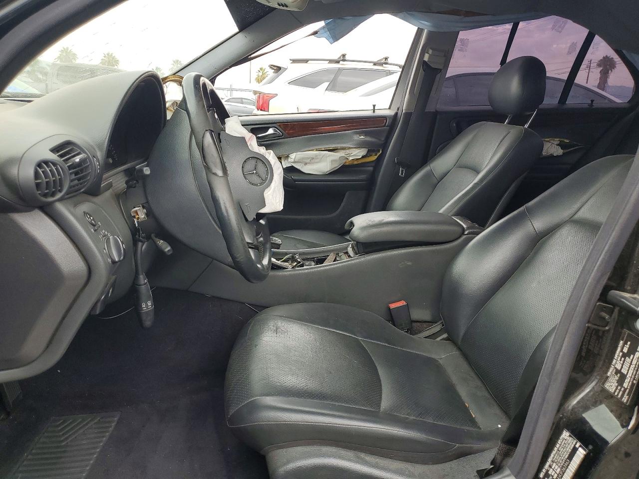 2003 Mercedes-benz C 320 Black vin: WDBRF64J43F363963