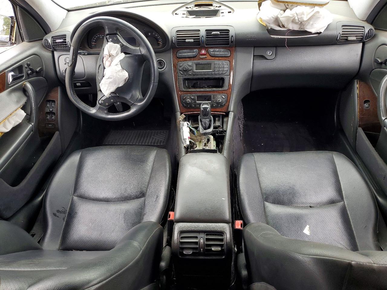 2003 Mercedes-benz C 320 Black vin: WDBRF64J43F363963