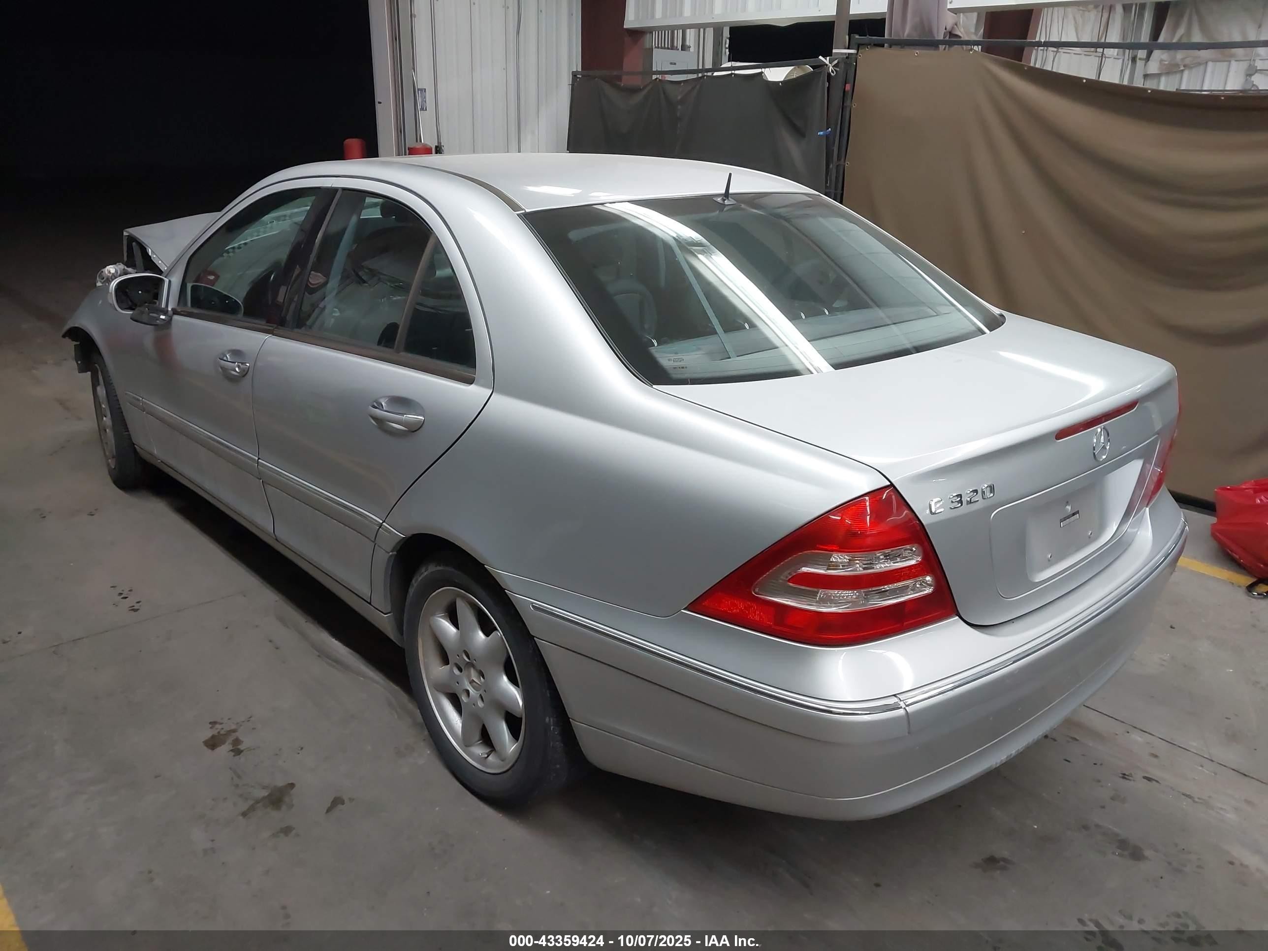 2001 Mercedes-benz C 320   Gray vin: WDBRF64J51F049977