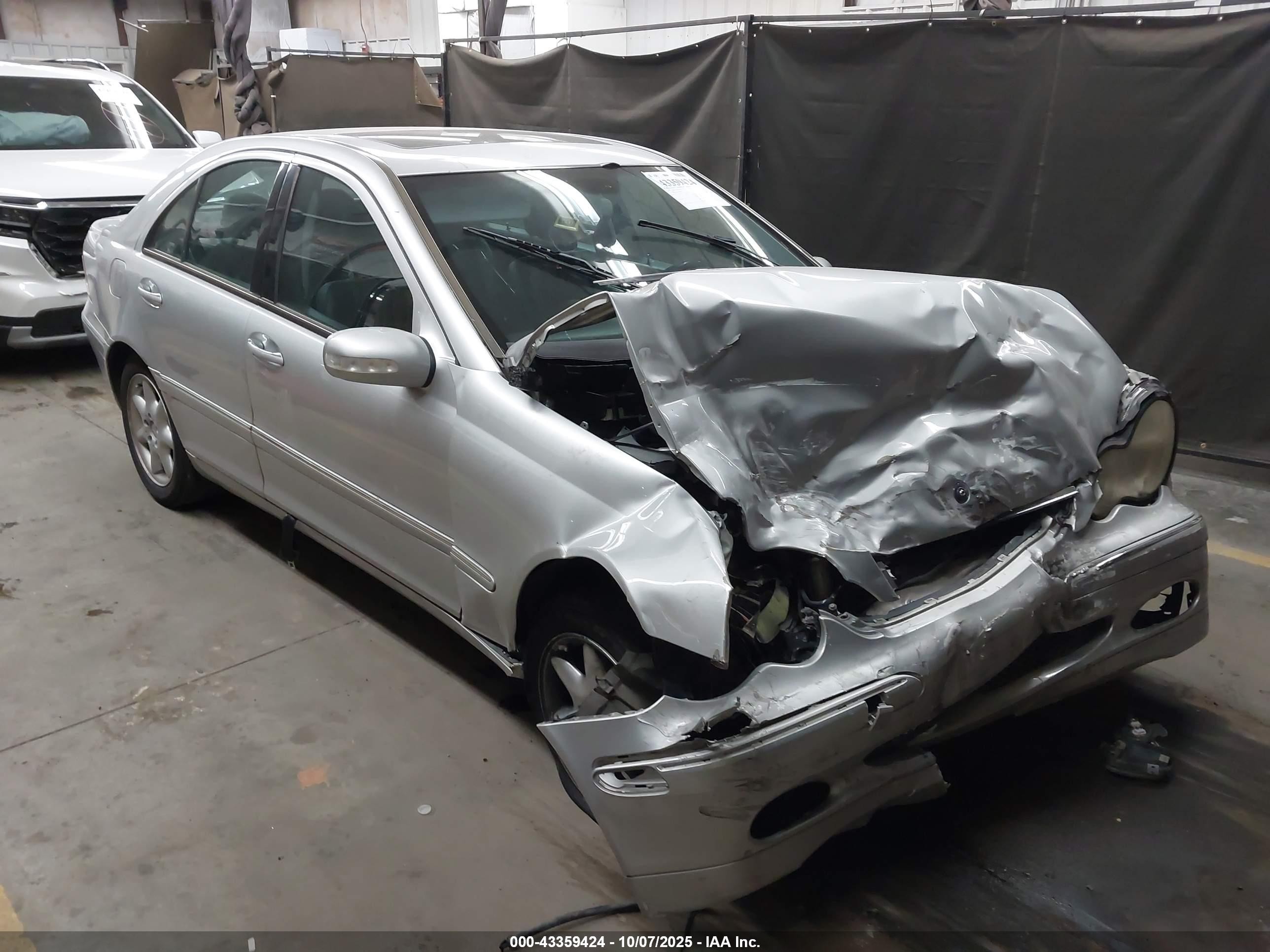 2001 Mercedes-benz C 320   Gray vin: WDBRF64J51F049977