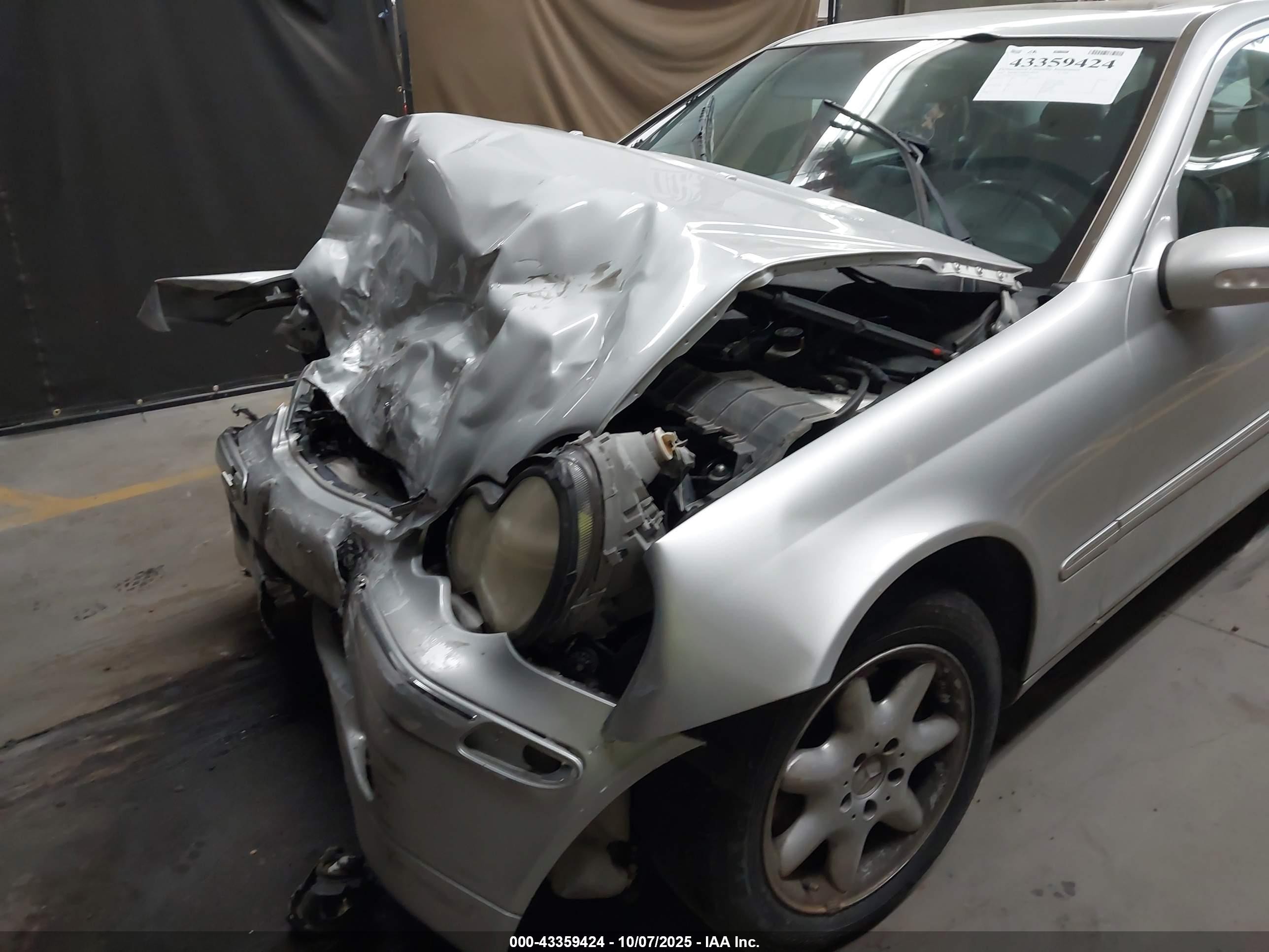 2001 Mercedes-benz C 320   Gray vin: WDBRF64J51F049977