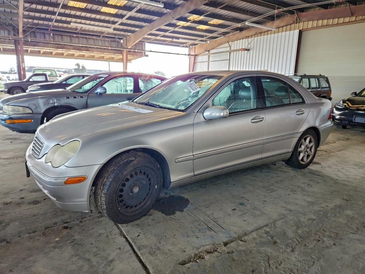 2001 Mercedes-benz C 320 Silver vin: WDBRF64J51F092330