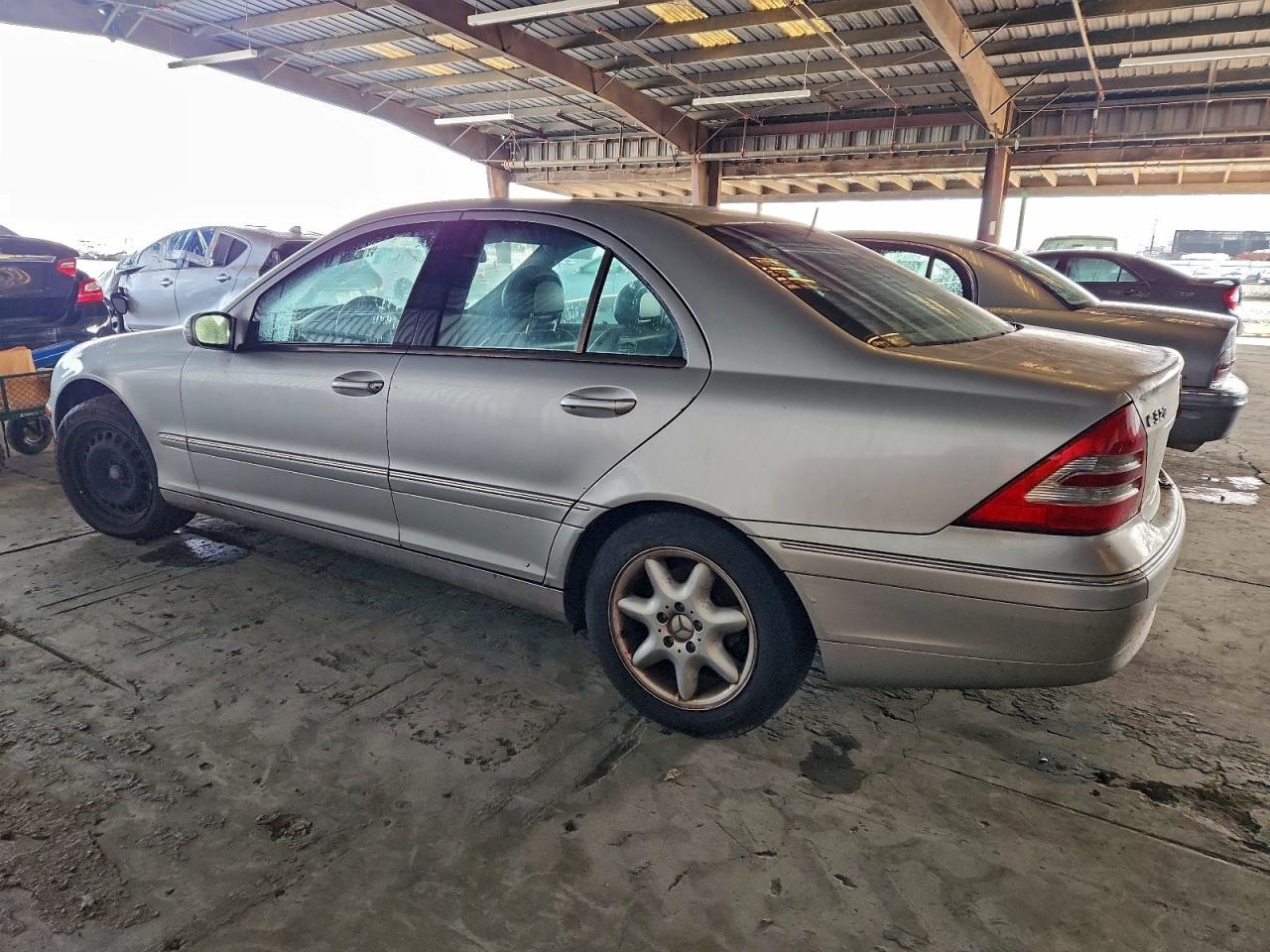 2001 Mercedes-benz C 320 Silver vin: WDBRF64J51F092330
