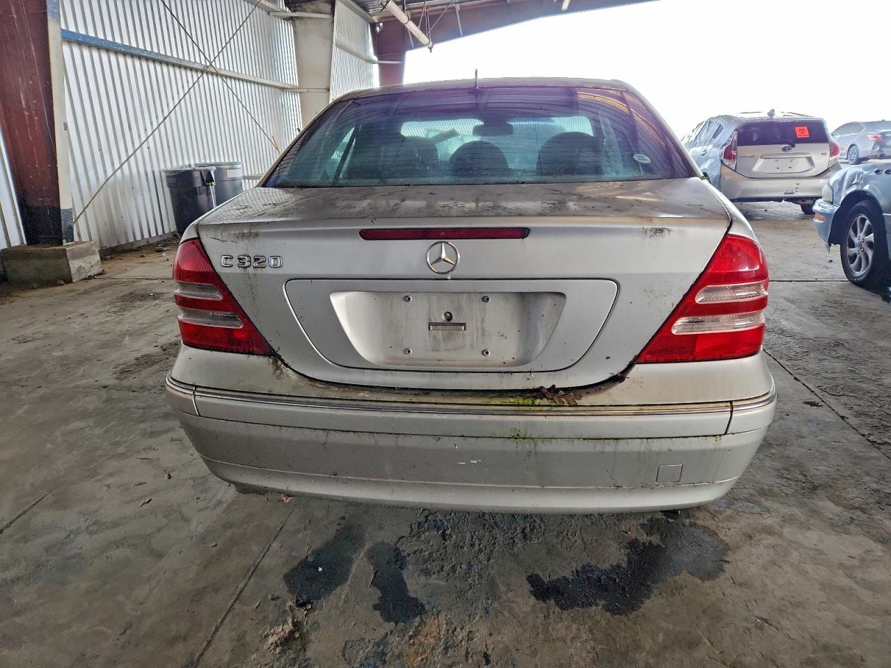2001 Mercedes-benz C 320 Silver vin: WDBRF64J51F092330