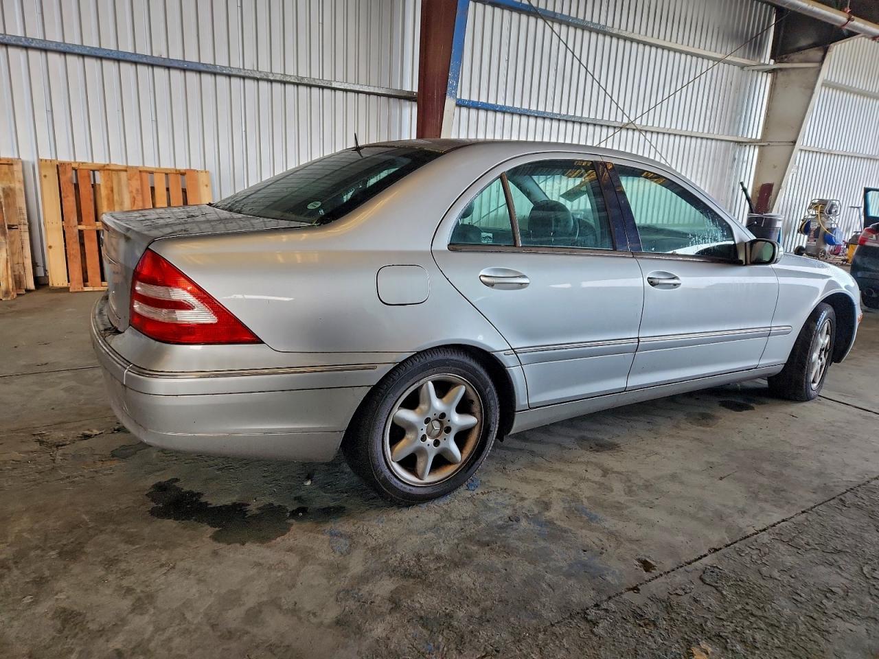 2001 Mercedes-benz C 320 Silver vin: WDBRF64J51F092330