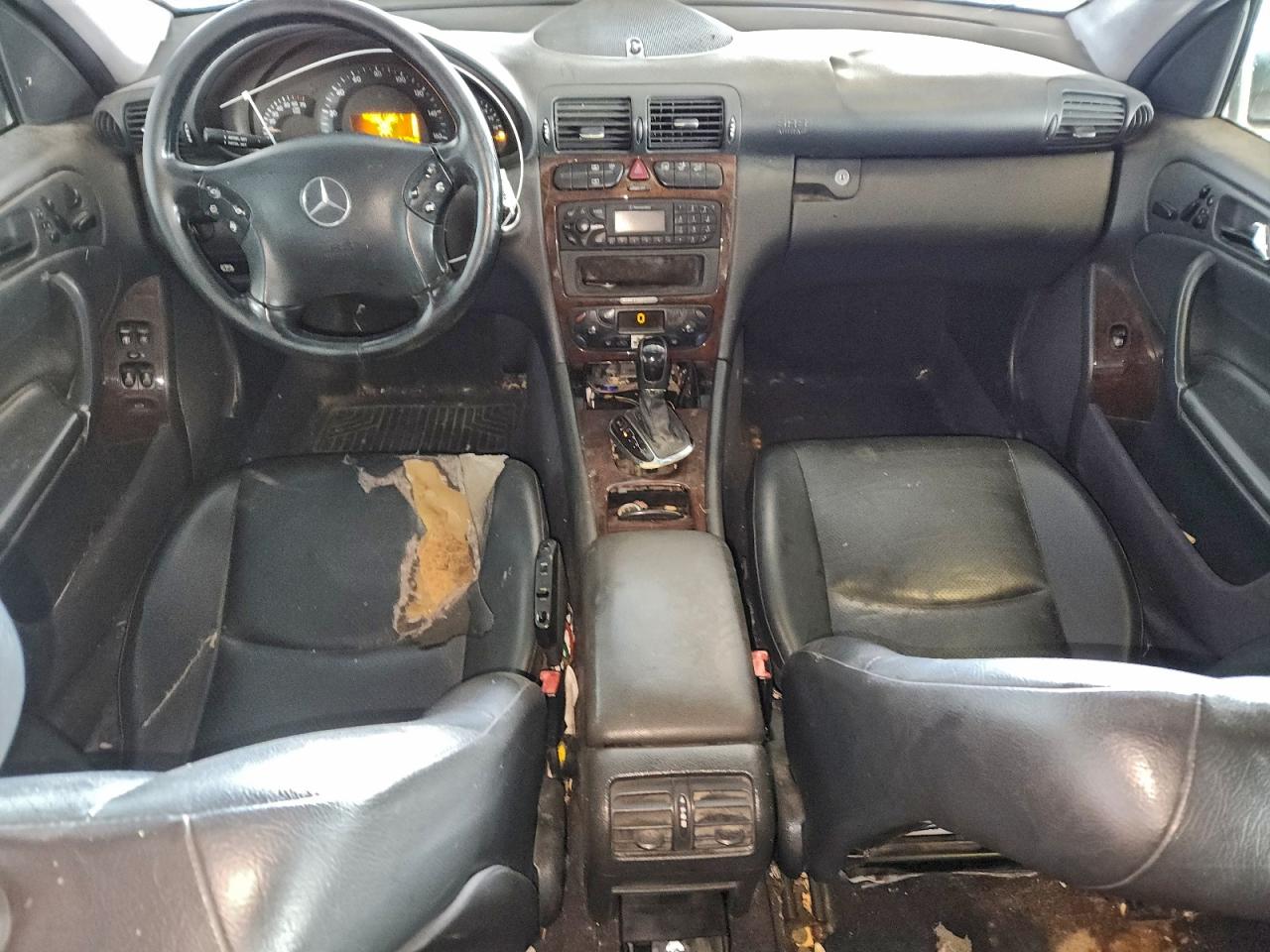 2001 Mercedes-benz C 320 Silver vin: WDBRF64J51F092330