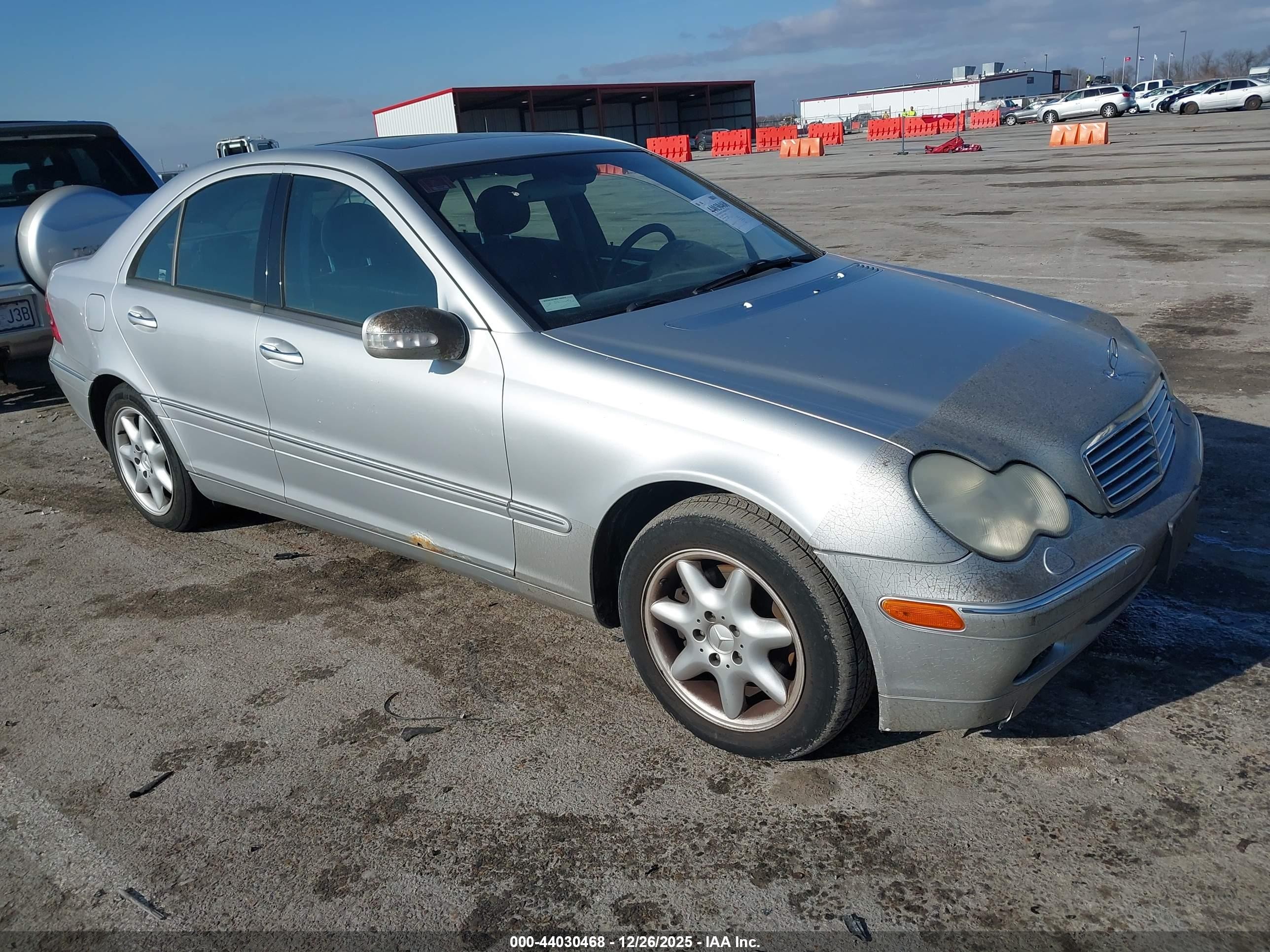 2001 Mercedes-benz C 320   Silver vin: WDBRF64J51F119218