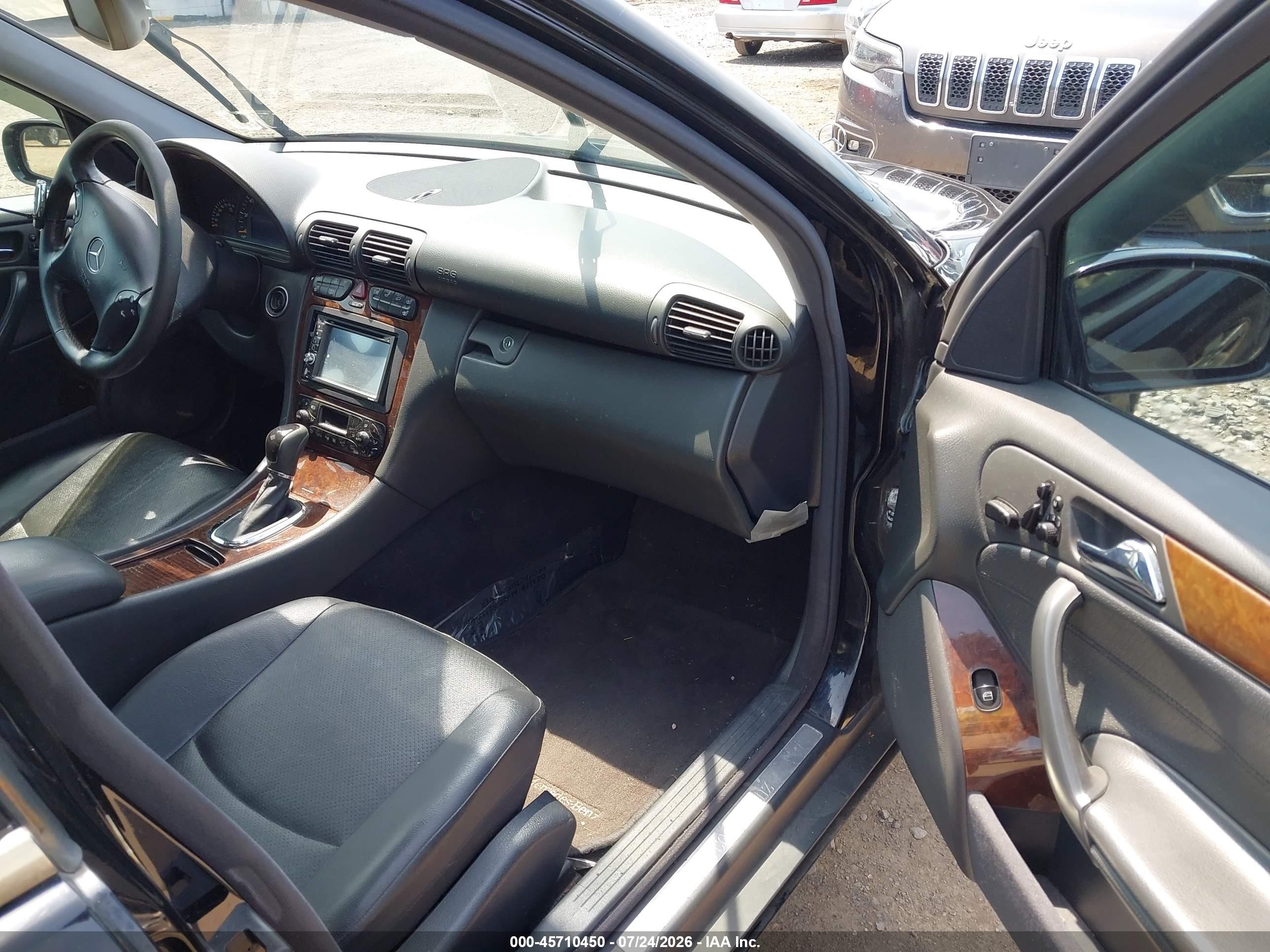 2002 Mercedes-benz C 320 Black vin: WDBRF64J52F267791