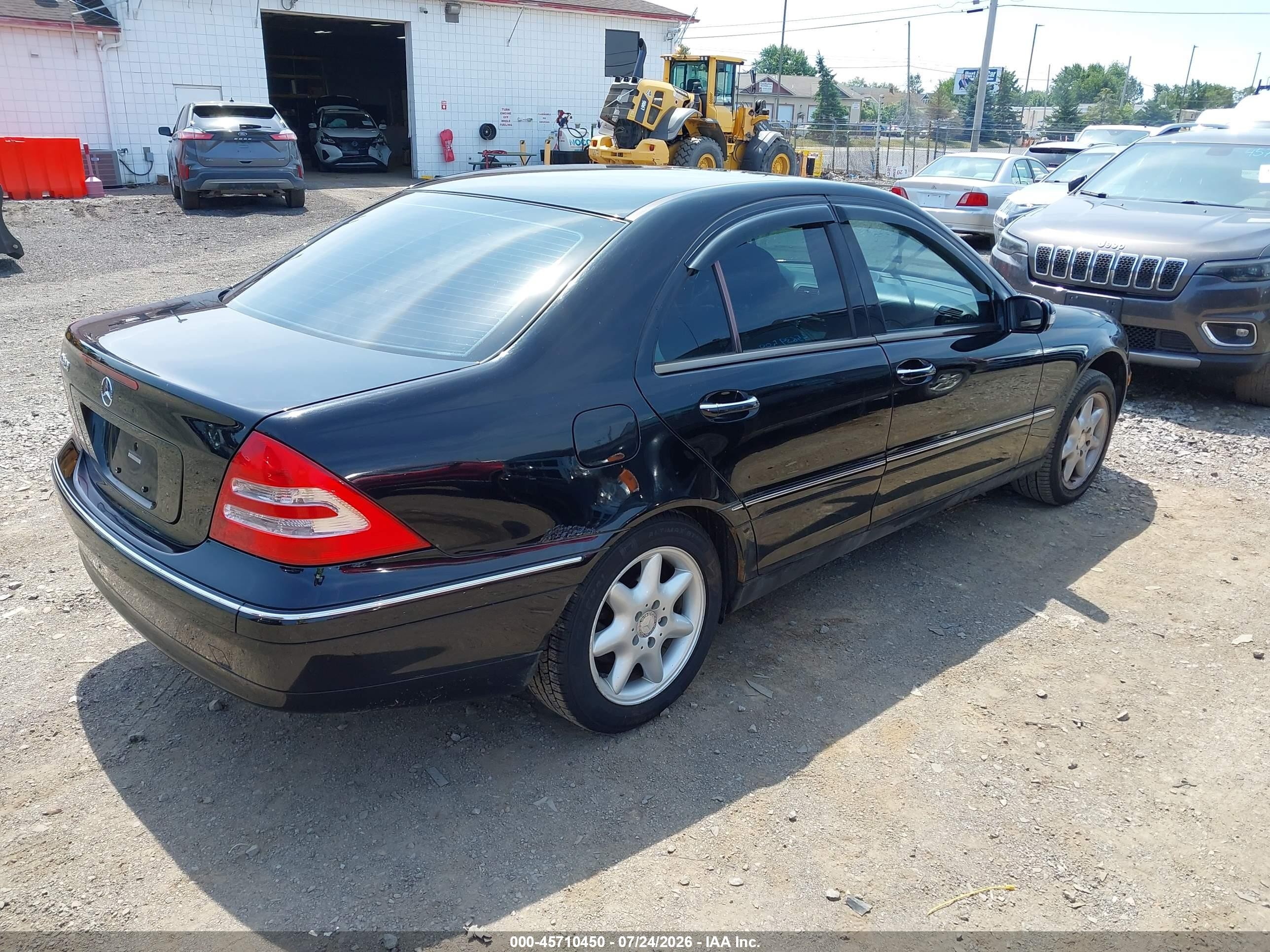 2002 Mercedes-benz C 320 Black vin: WDBRF64J52F267791