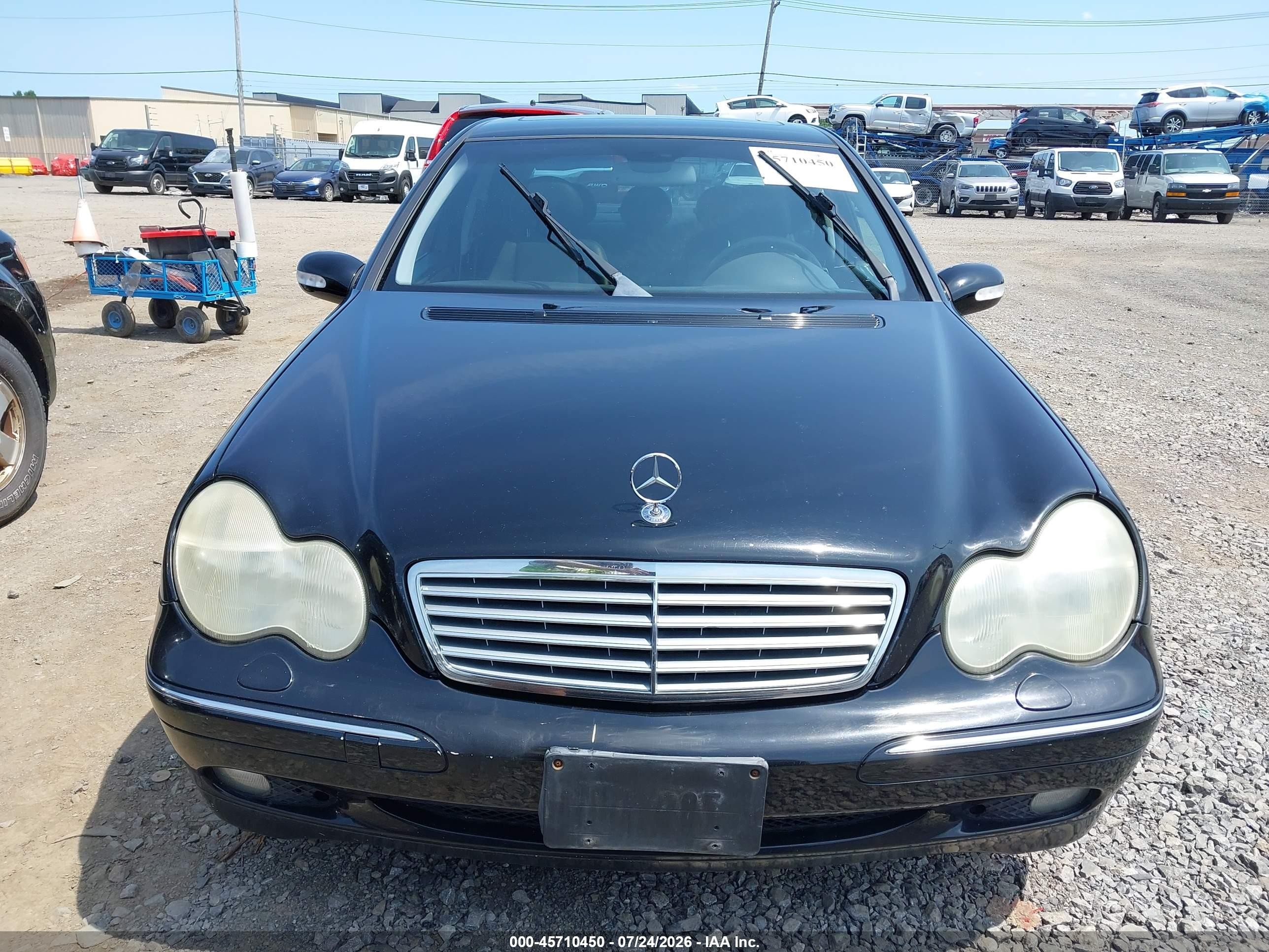 2002 Mercedes-benz C 320 Black vin: WDBRF64J52F267791