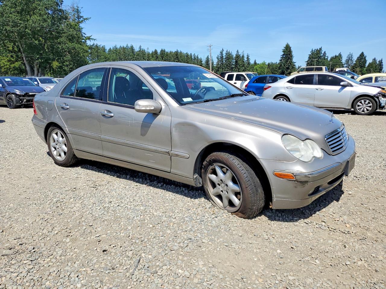 2004 Mercedes-benz C 320 Серебряный vin: WDBRF64J54F509952