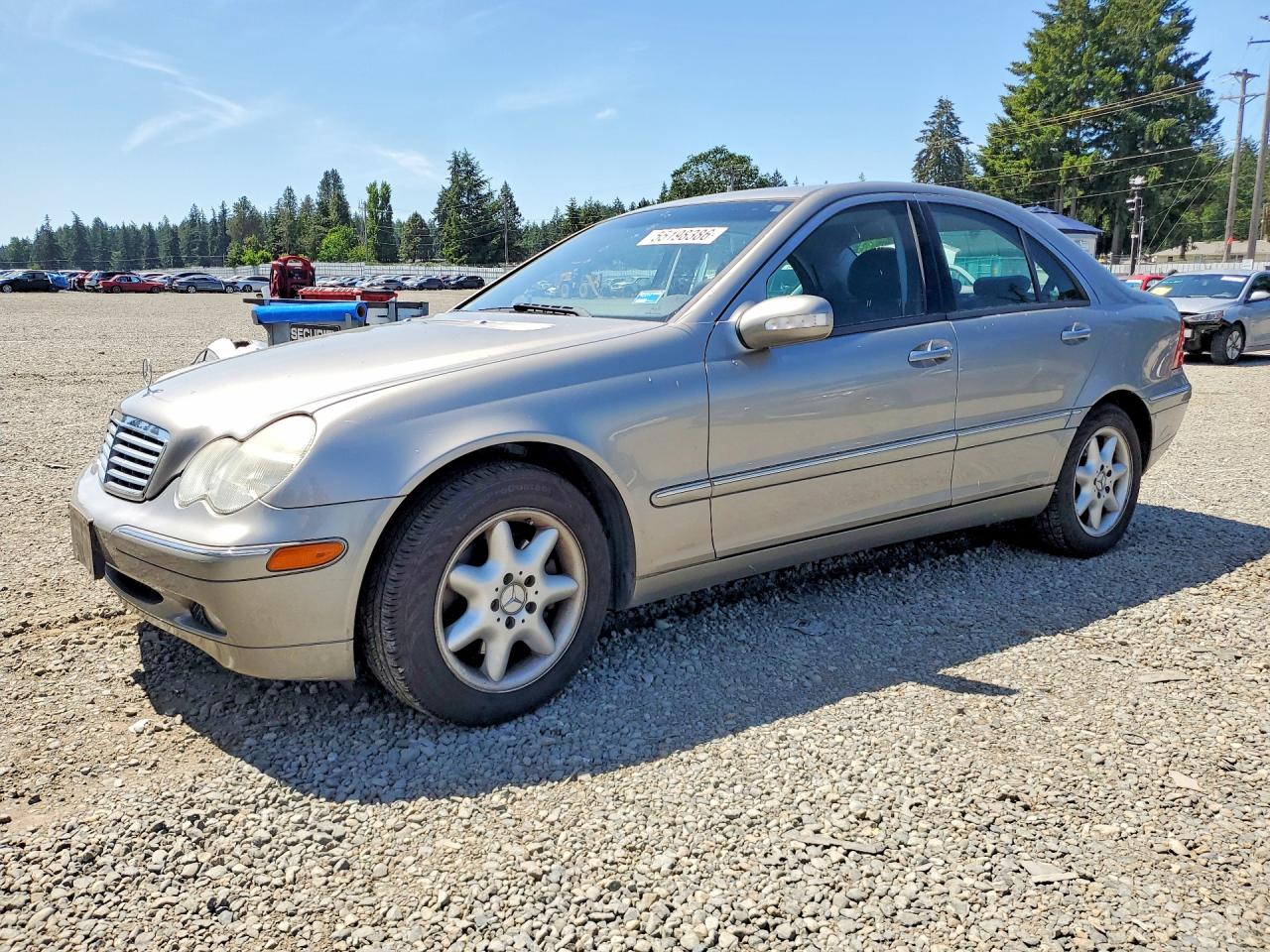2004 Mercedes-benz C 320 Серебряный vin: WDBRF64J54F509952