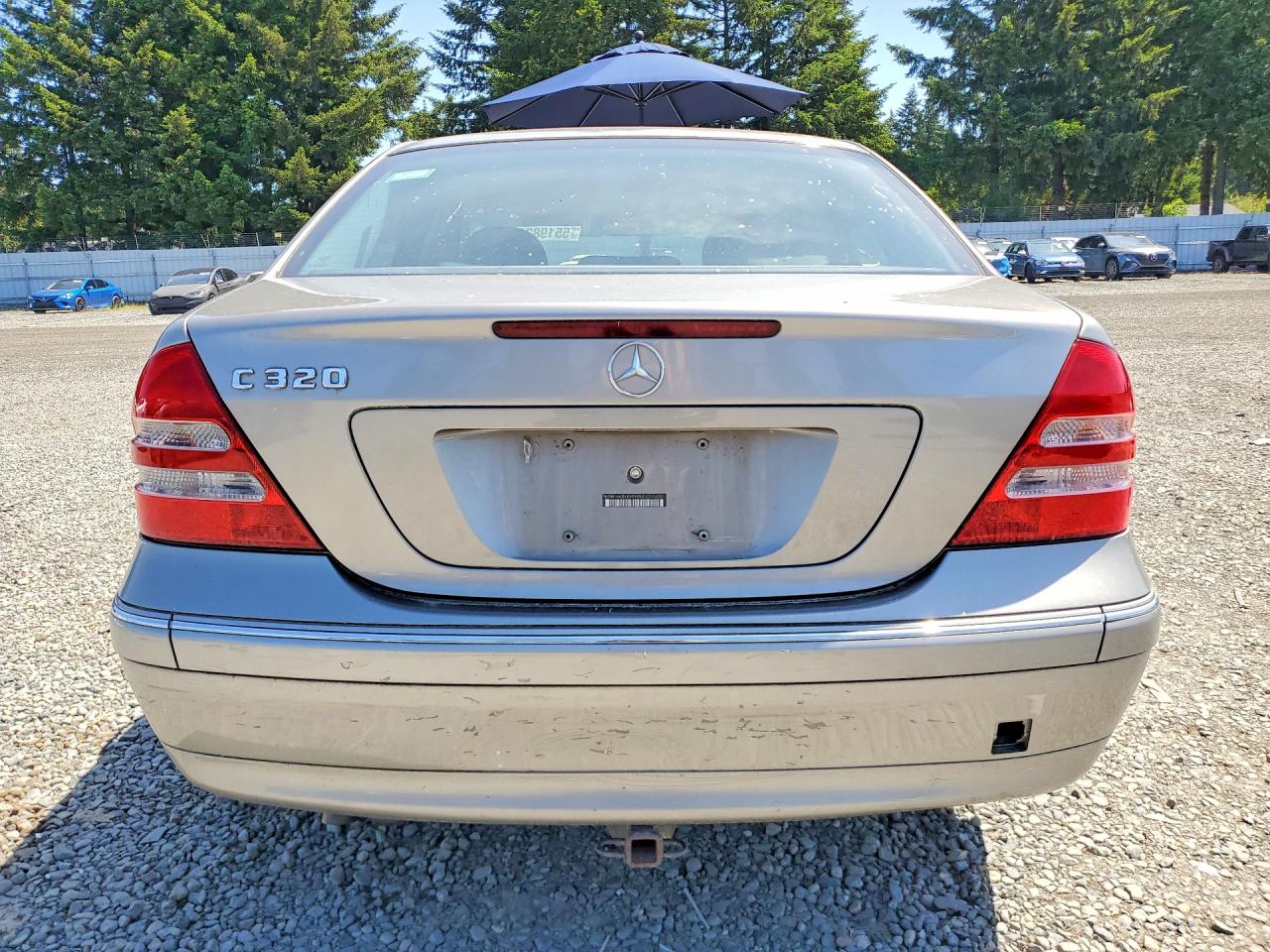 2004 Mercedes-benz C 320 Серебряный vin: WDBRF64J54F509952