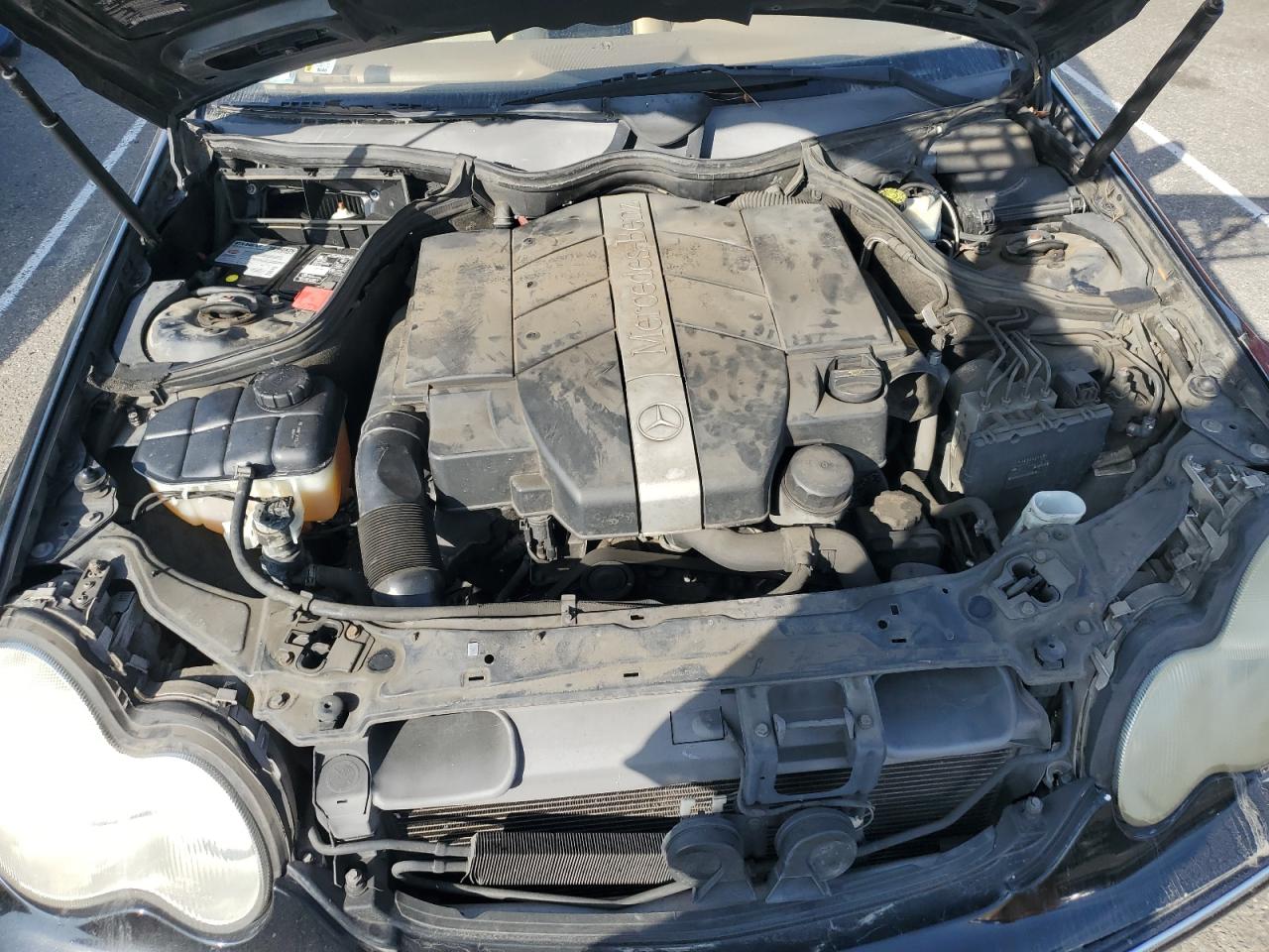 2001 Mercedes-benz C 320 Black vin: WDBRF64J61F036199