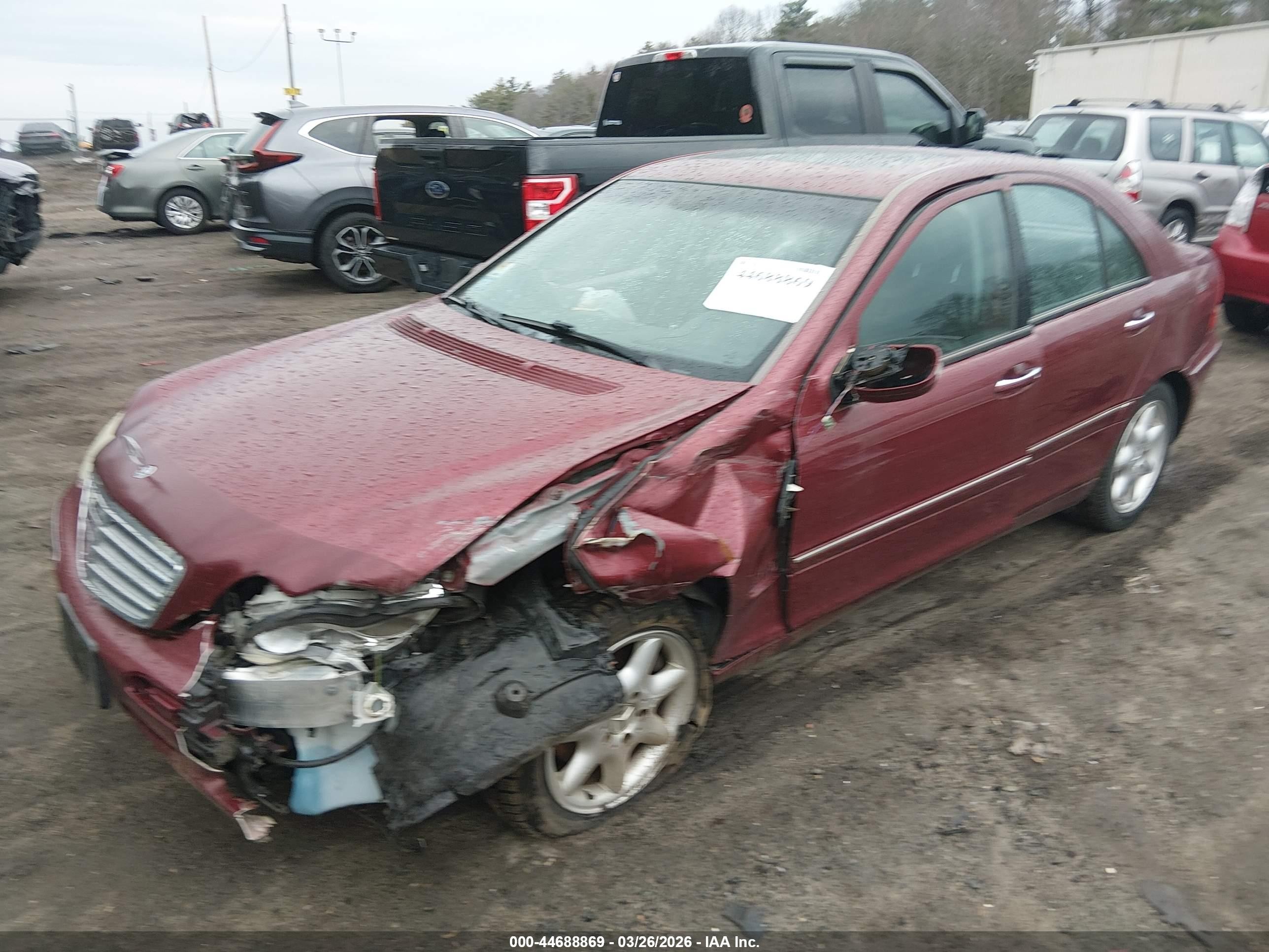 2002 Mercedes-benz C 320   Red vin: WDBRF64J62E002836