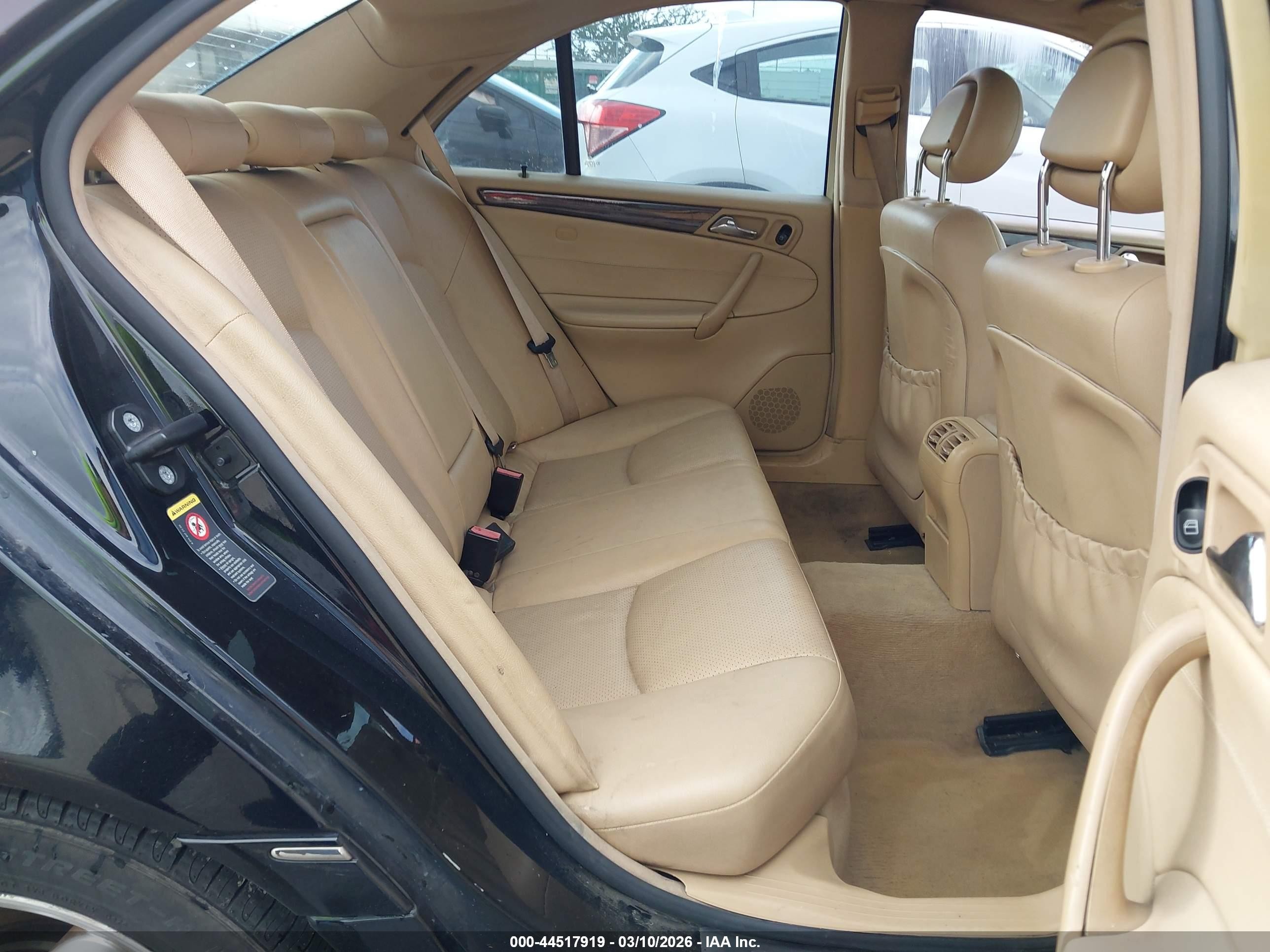 2002 Mercedes-benz C 320   Black vin: WDBRF64J62F193197