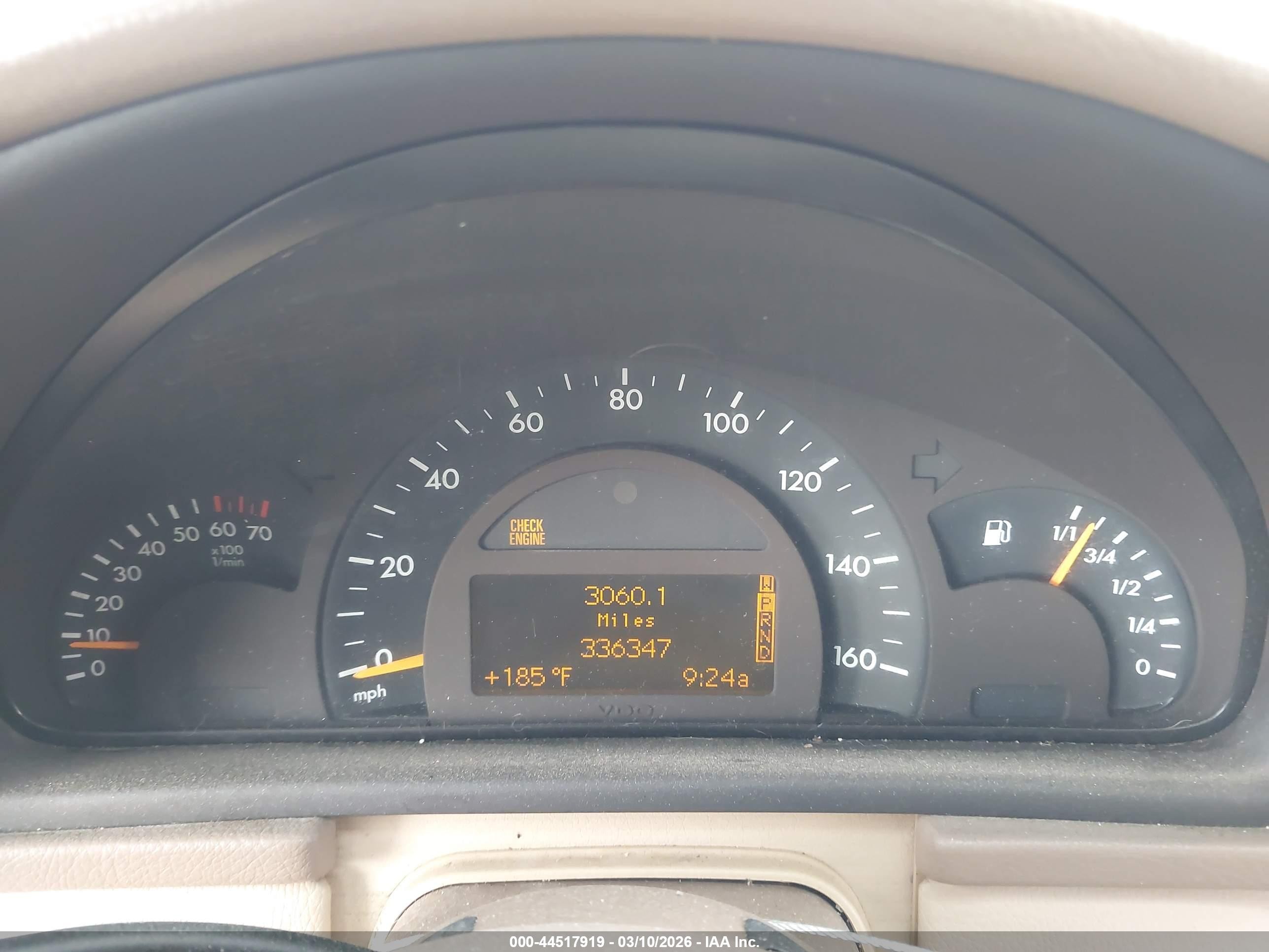 2002 Mercedes-benz C 320   Black vin: WDBRF64J62F193197