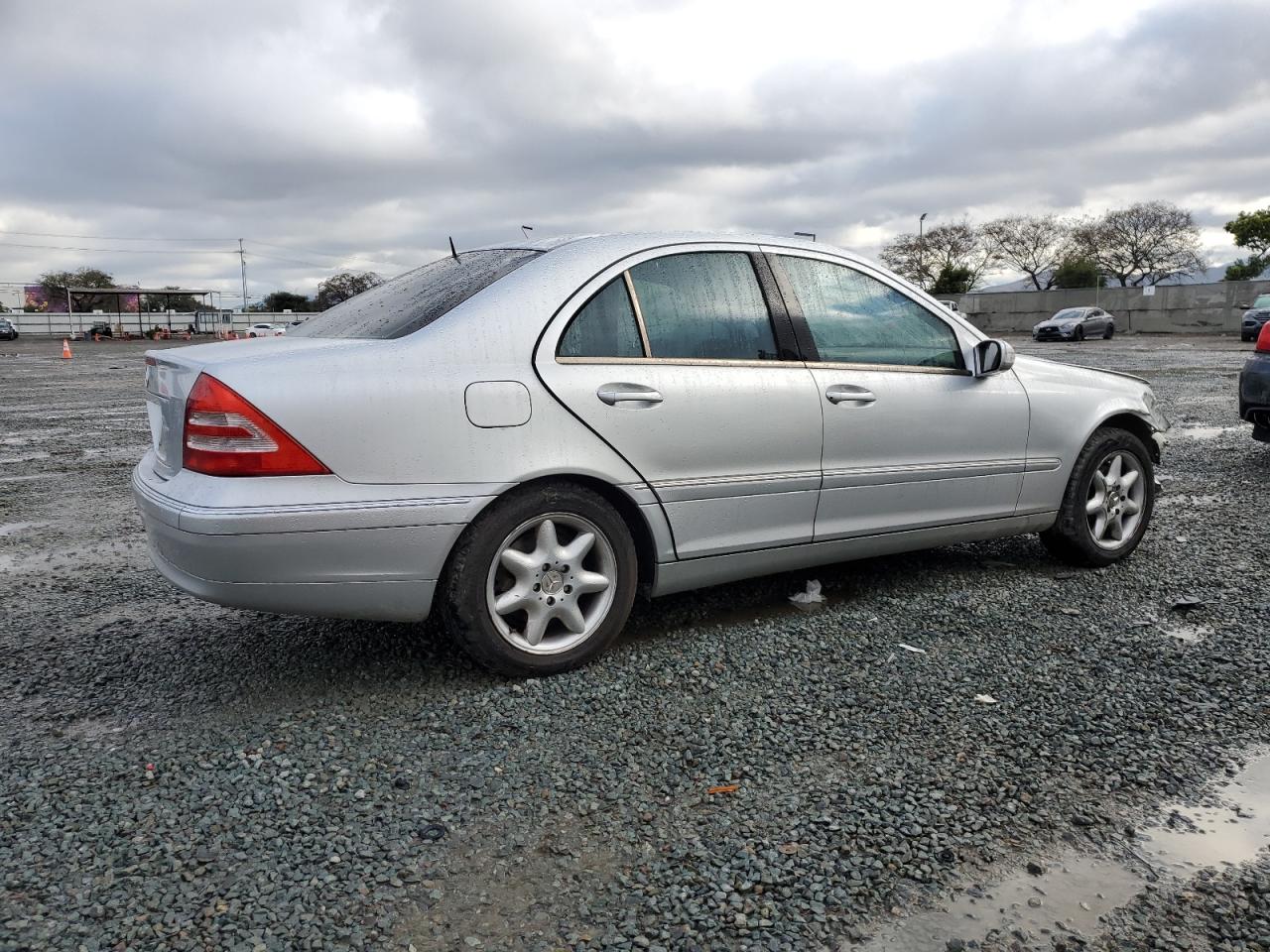 2002 Mercedes-benz C 320 Silver vin: WDBRF64J62F216641
