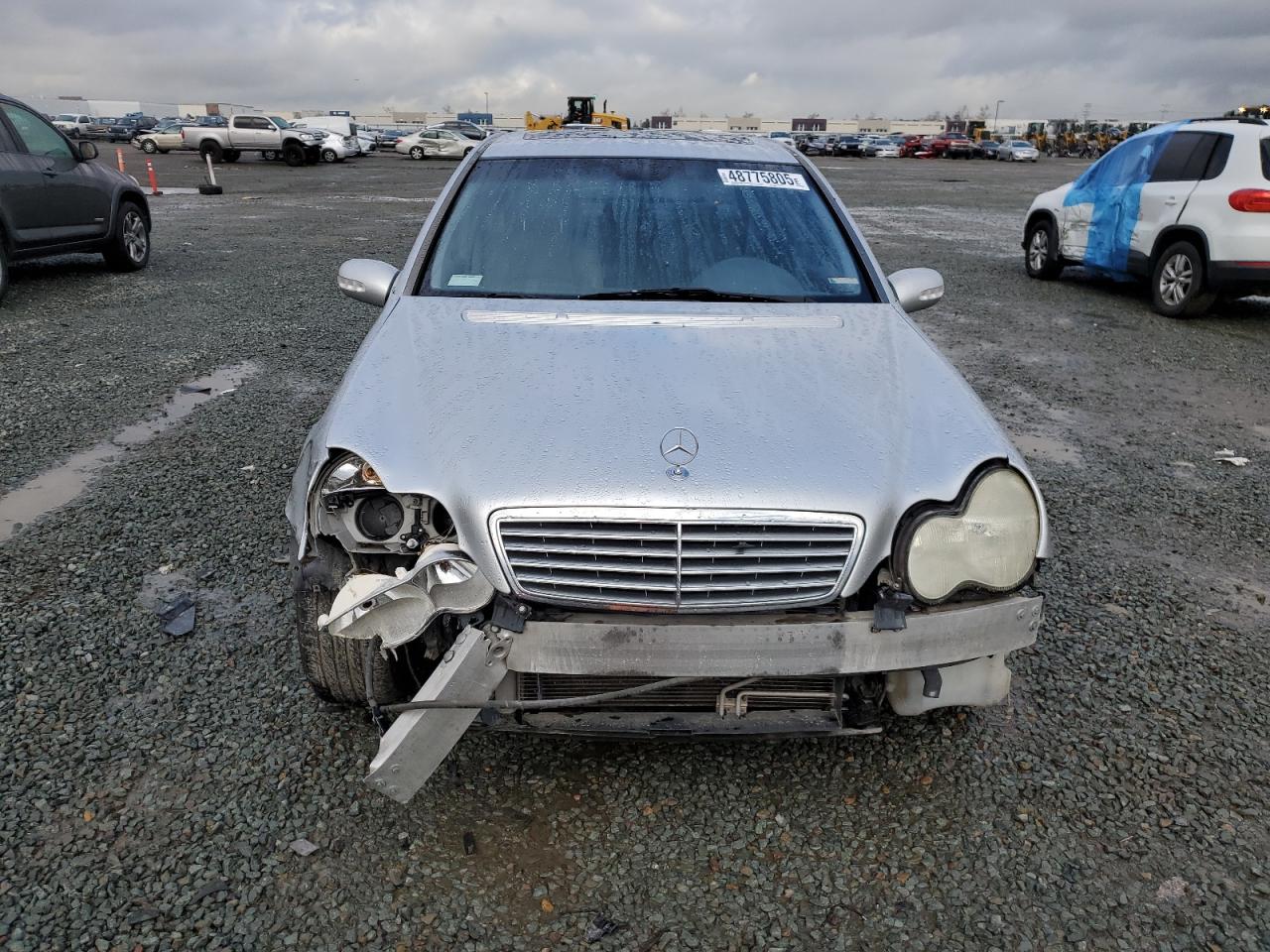 2002 Mercedes-benz C 320 Silver vin: WDBRF64J62F216641