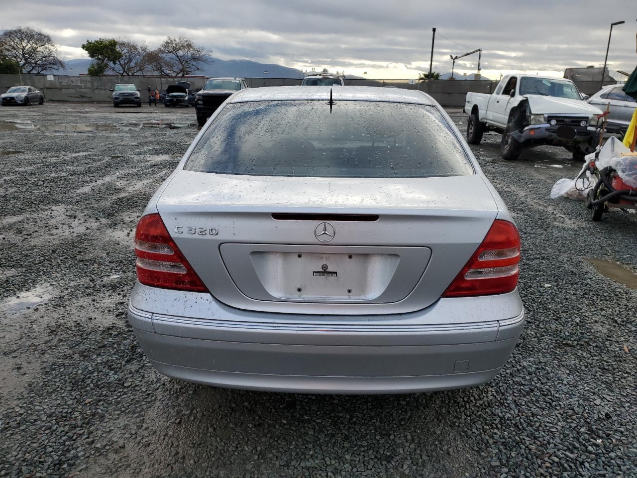 2002 Mercedes-benz C 320 Silver vin: WDBRF64J62F216641