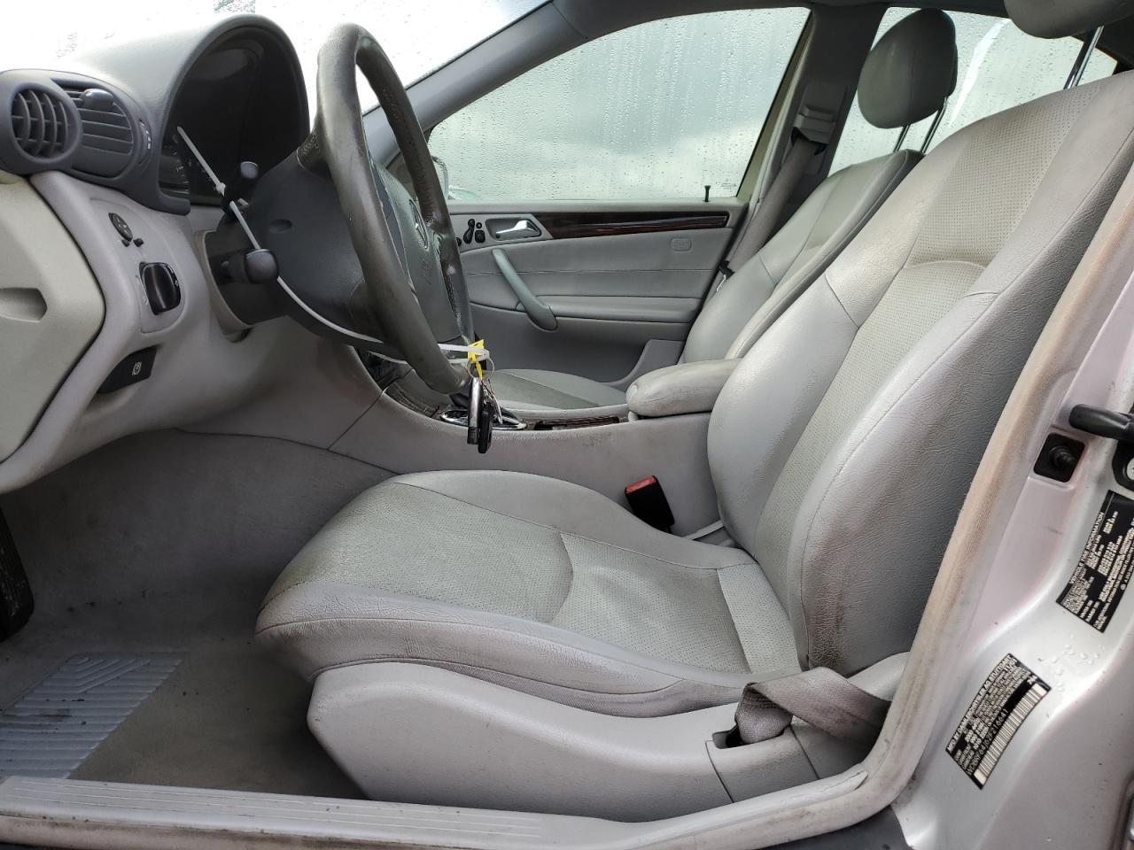 2002 Mercedes-benz C 320 Silver vin: WDBRF64J62F216641