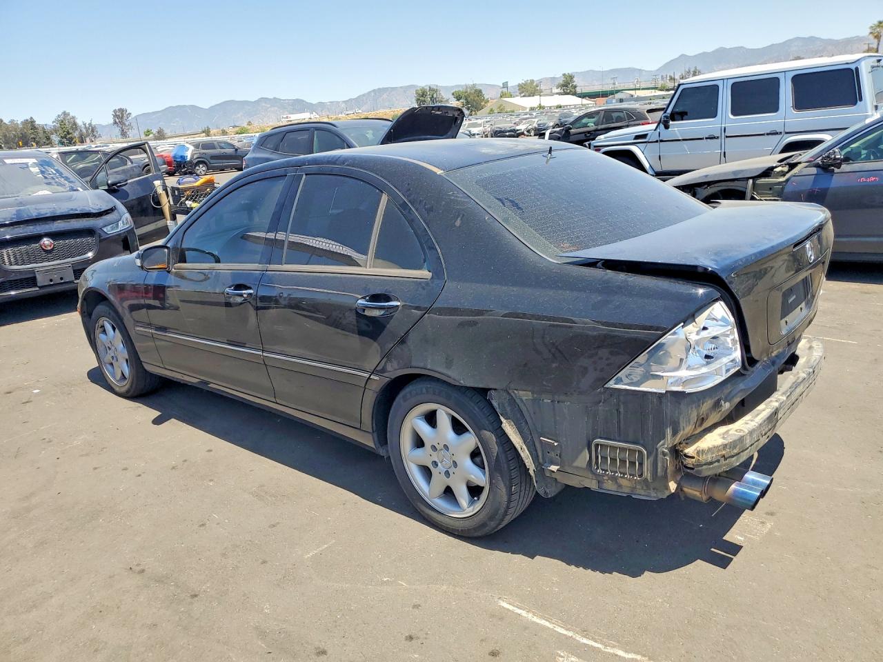 2002 Mercedes-benz C 320 Black vin: WDBRF64J62F285393