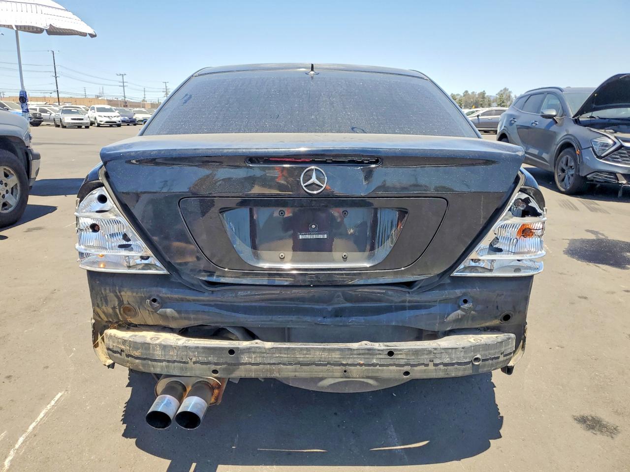 2002 Mercedes-benz C 320 Black vin: WDBRF64J62F285393