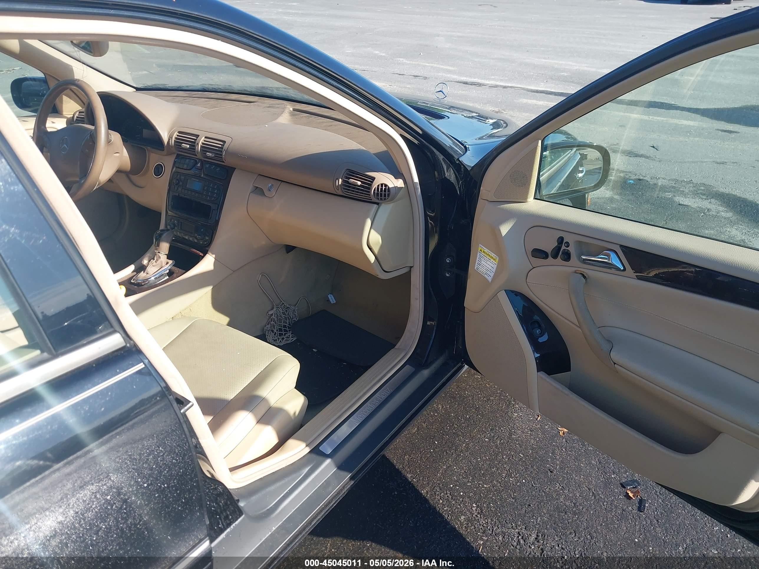 2004 Mercedes-benz C 320 Sport Черный vin: WDBRF64J64F494507