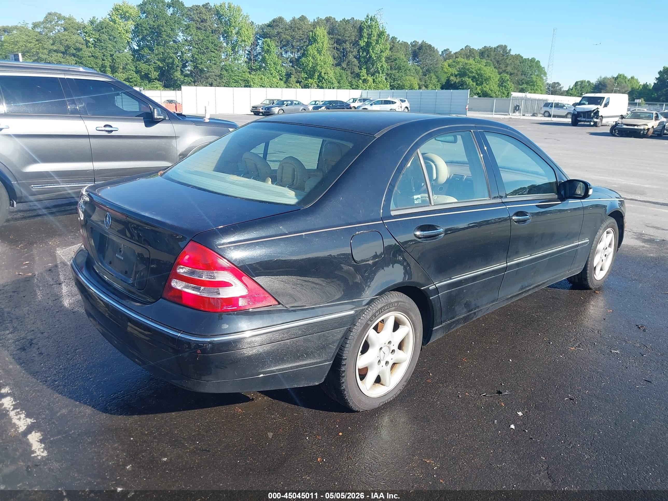 2004 Mercedes-benz C 320 Sport Черный vin: WDBRF64J64F494507