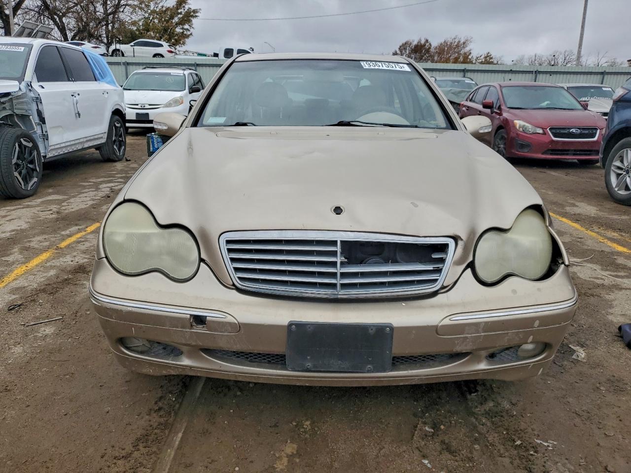 2001 Mercedes-benz C 320 Gold vin: WDBRF64J71F019203