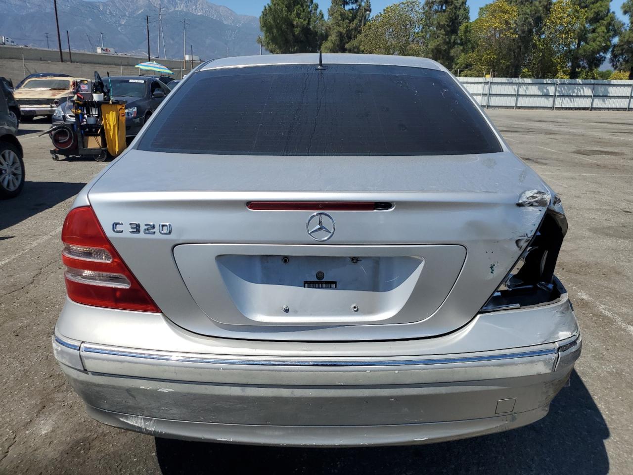 2001 Mercedes-benz C 320 Silver vin: WDBRF64J71F084648