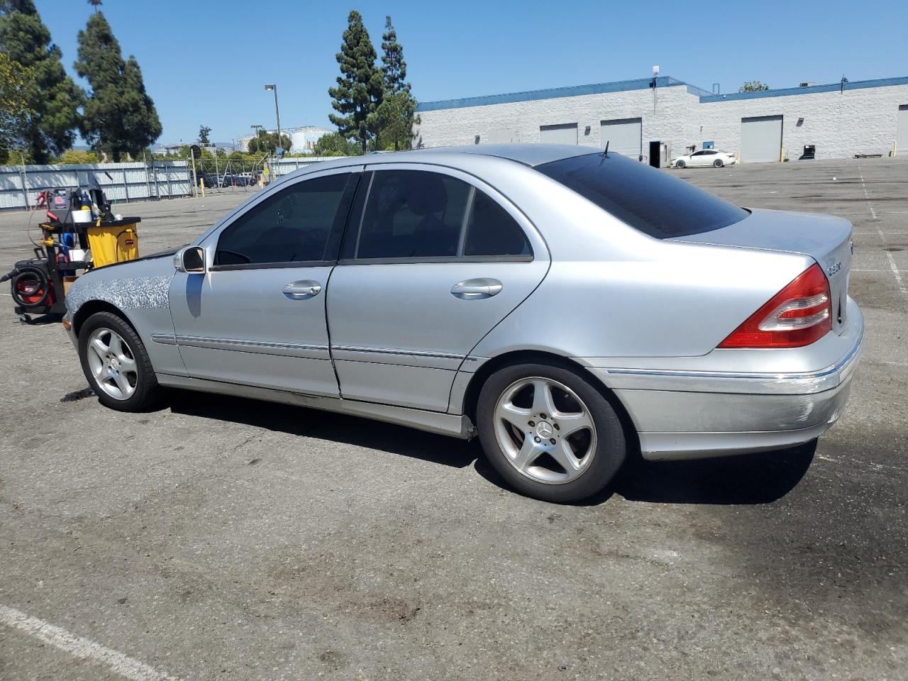 2001 Mercedes-benz C 320 Silver vin: WDBRF64J71F084648