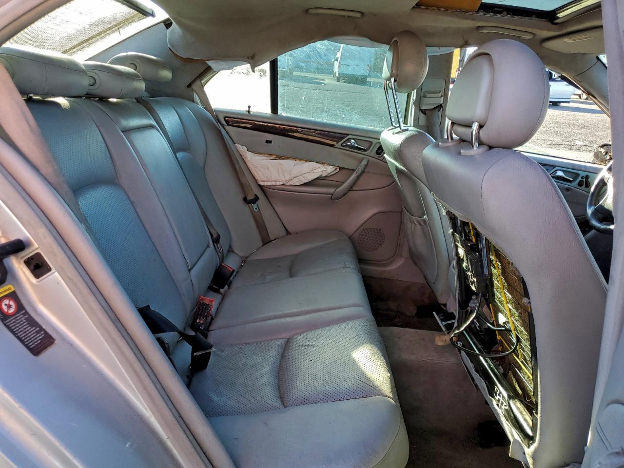 2002 Mercedes-benz C 320 Silver vin: WDBRF64J72F278503