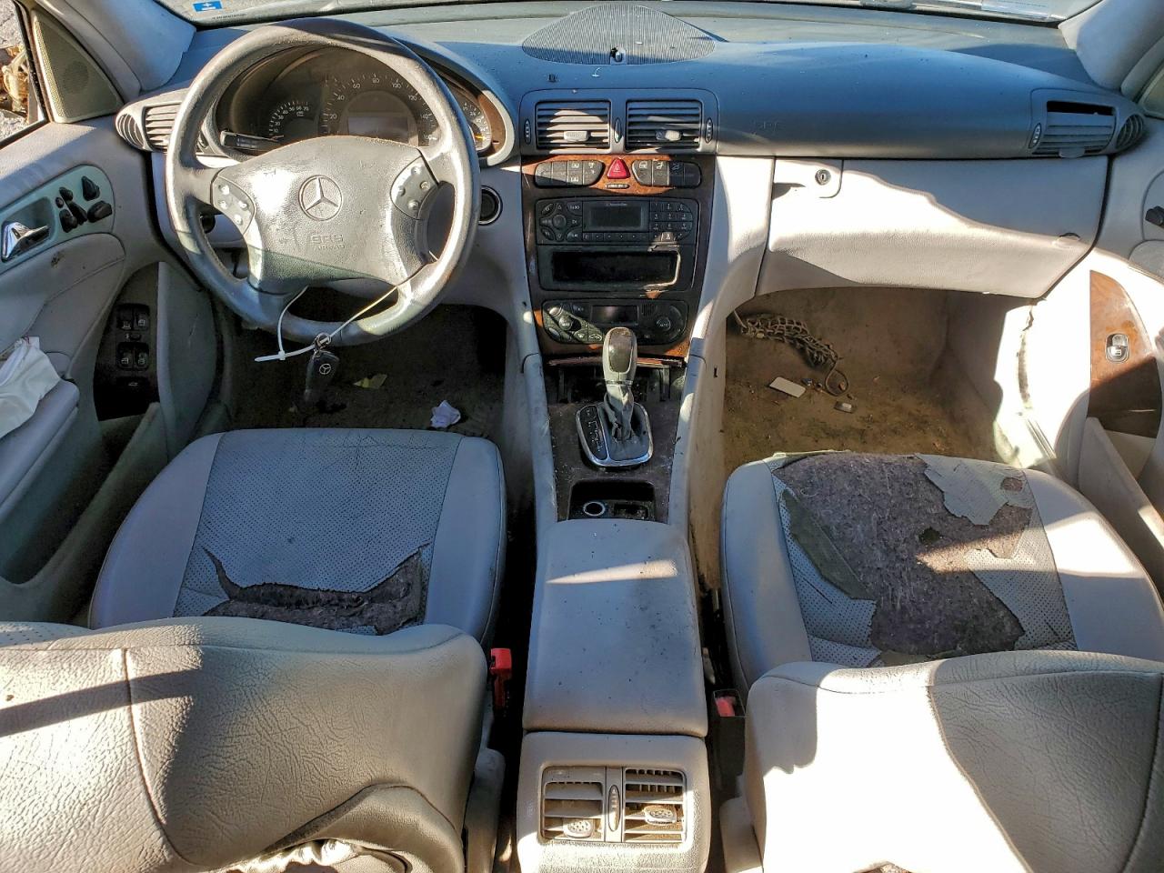 2002 Mercedes-benz C 320 Silver vin: WDBRF64J72F278503