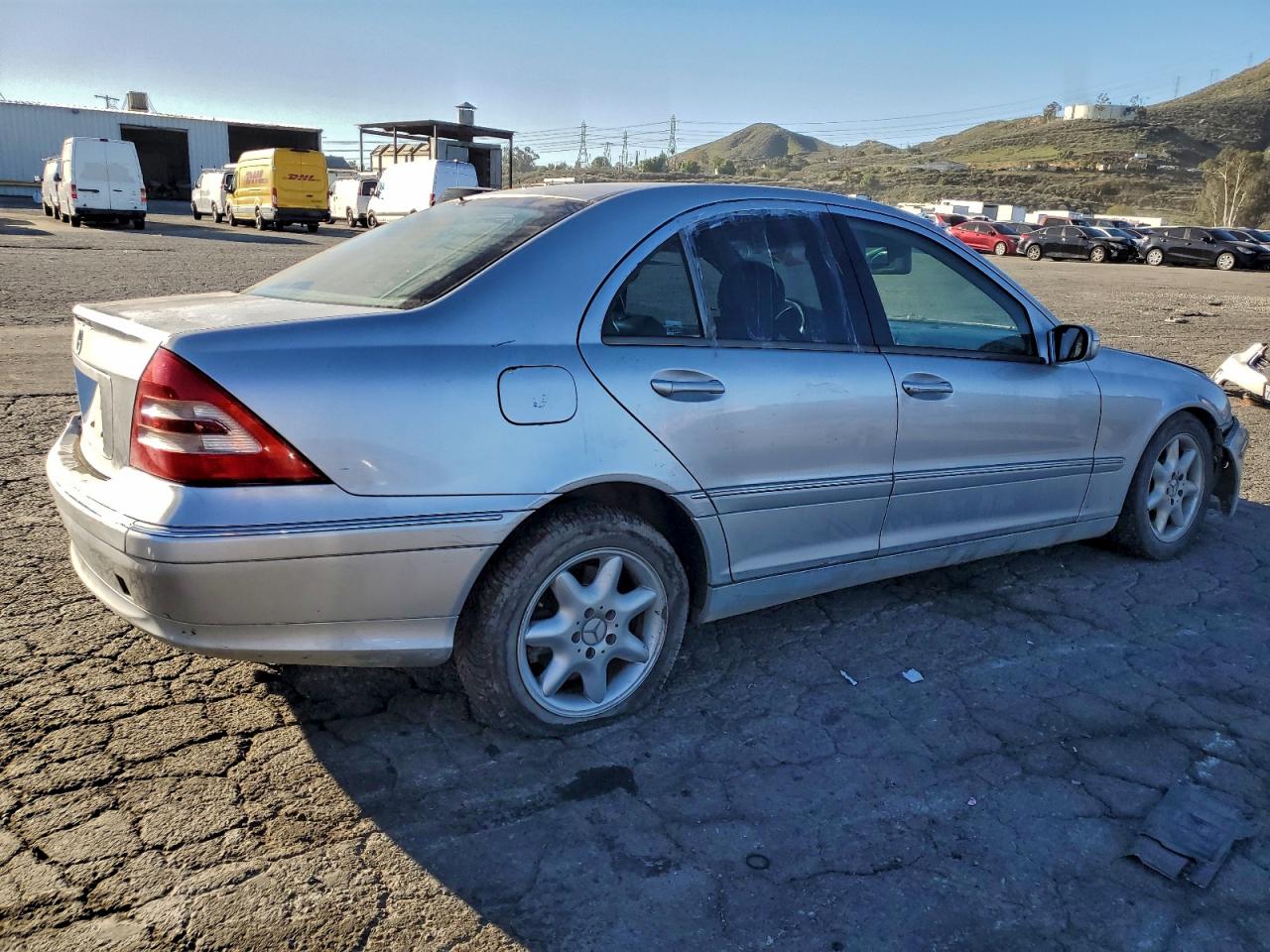 2002 Mercedes-benz C 320 Silver vin: WDBRF64J72F278503