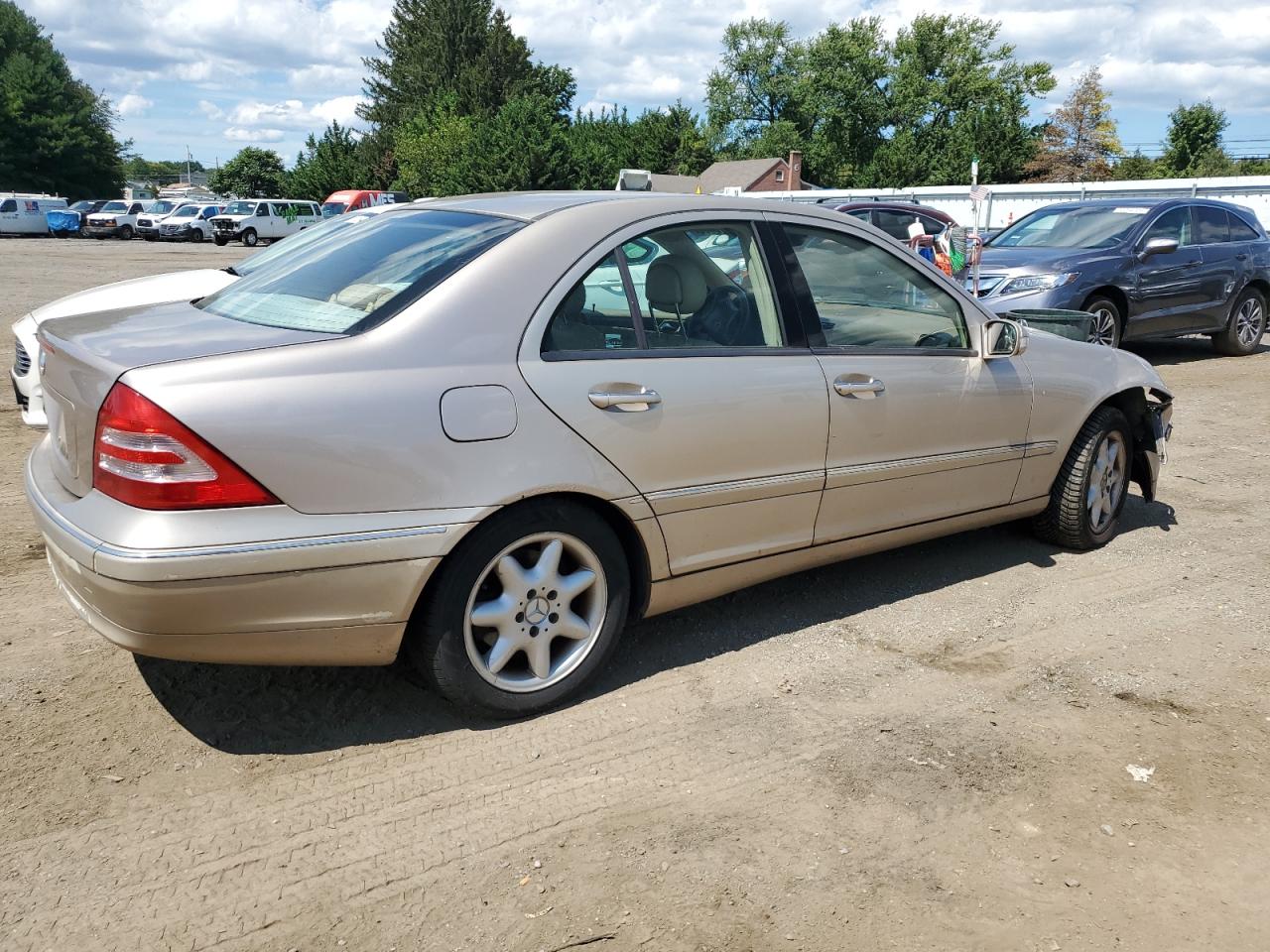 2003 Mercedes-benz C 320 Gold vin: WDBRF64J73F318774