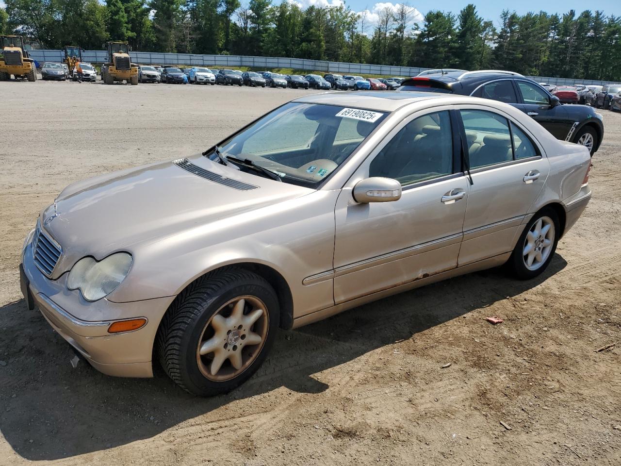 2003 Mercedes-benz C 320 Золотой vin: WDBRF64J73F318774